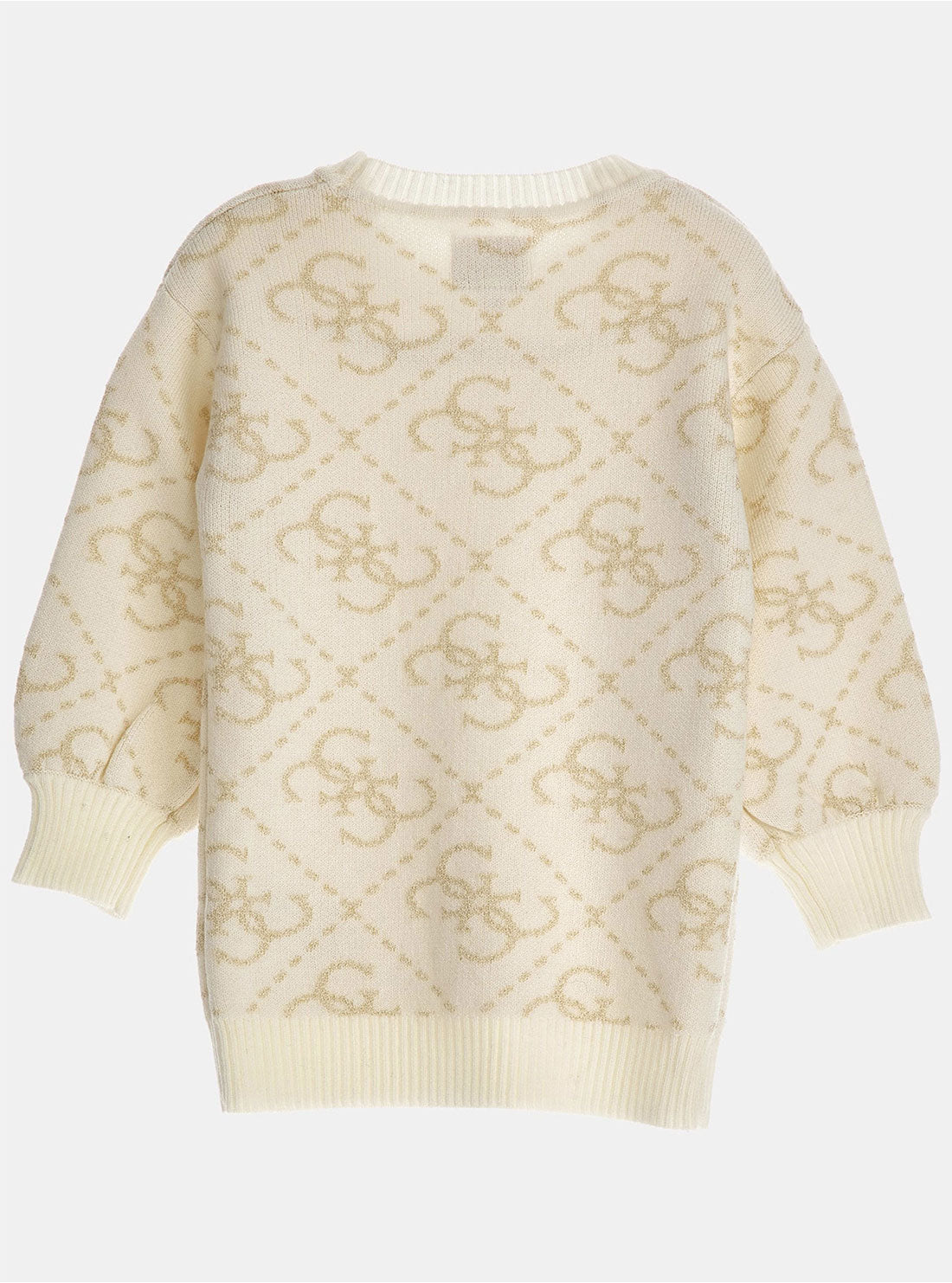 Cream Logo Long Sleeve Dress for Women - Casual & Elegant Style - Perfect for Office, Party & Everyday Wear