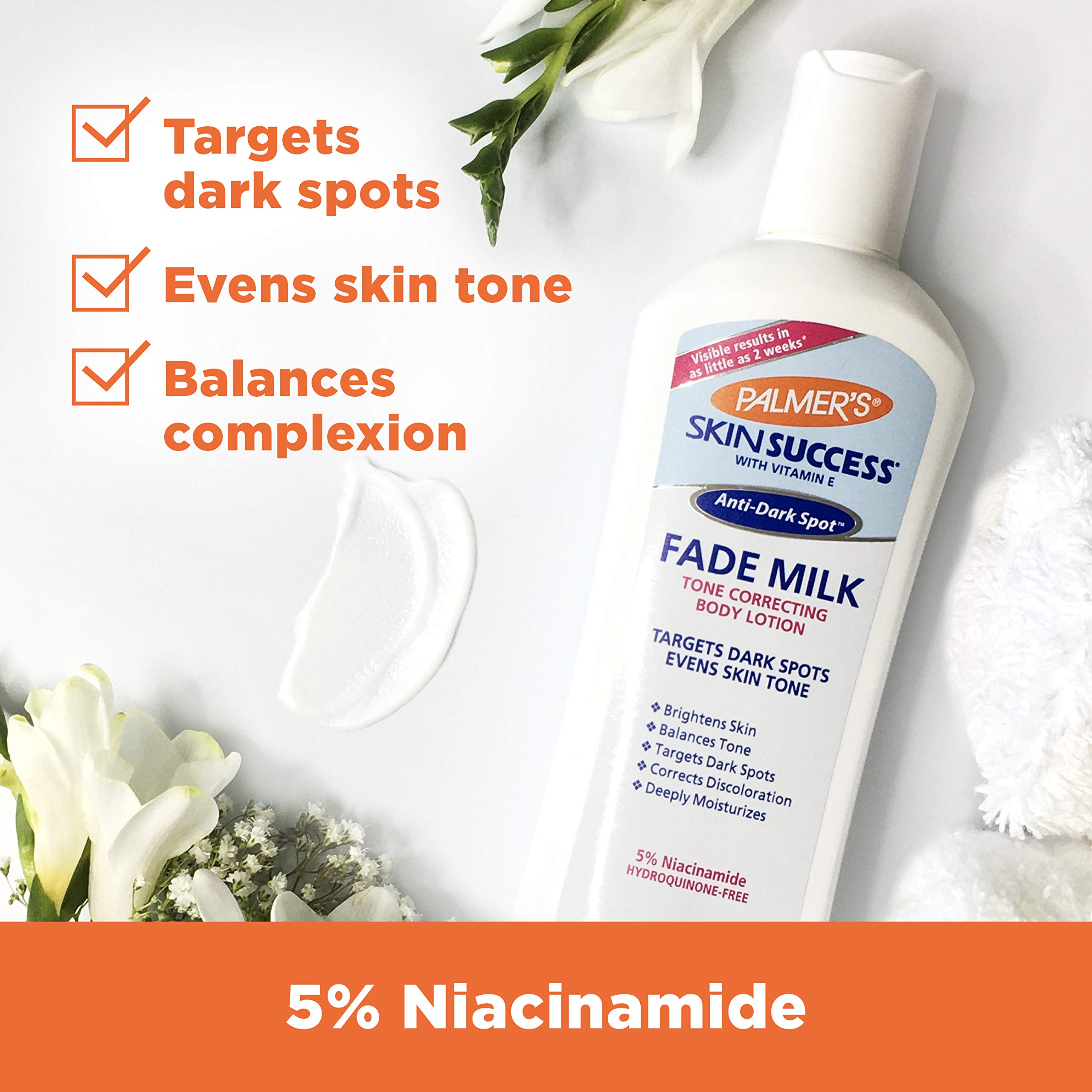 Palmer's Skin Success Anti-Dark Spot Fade Milk Body Lotion - 8.5 oz | Brightening Moisturizer for Even Skin Tone | Perfect for Daily Use & Nighttime Skincare Routine