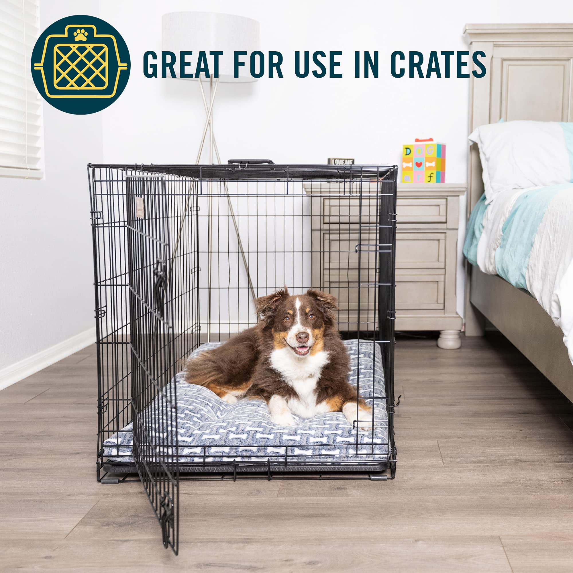 Premium Plush Washable Dog Bed Mat - 24