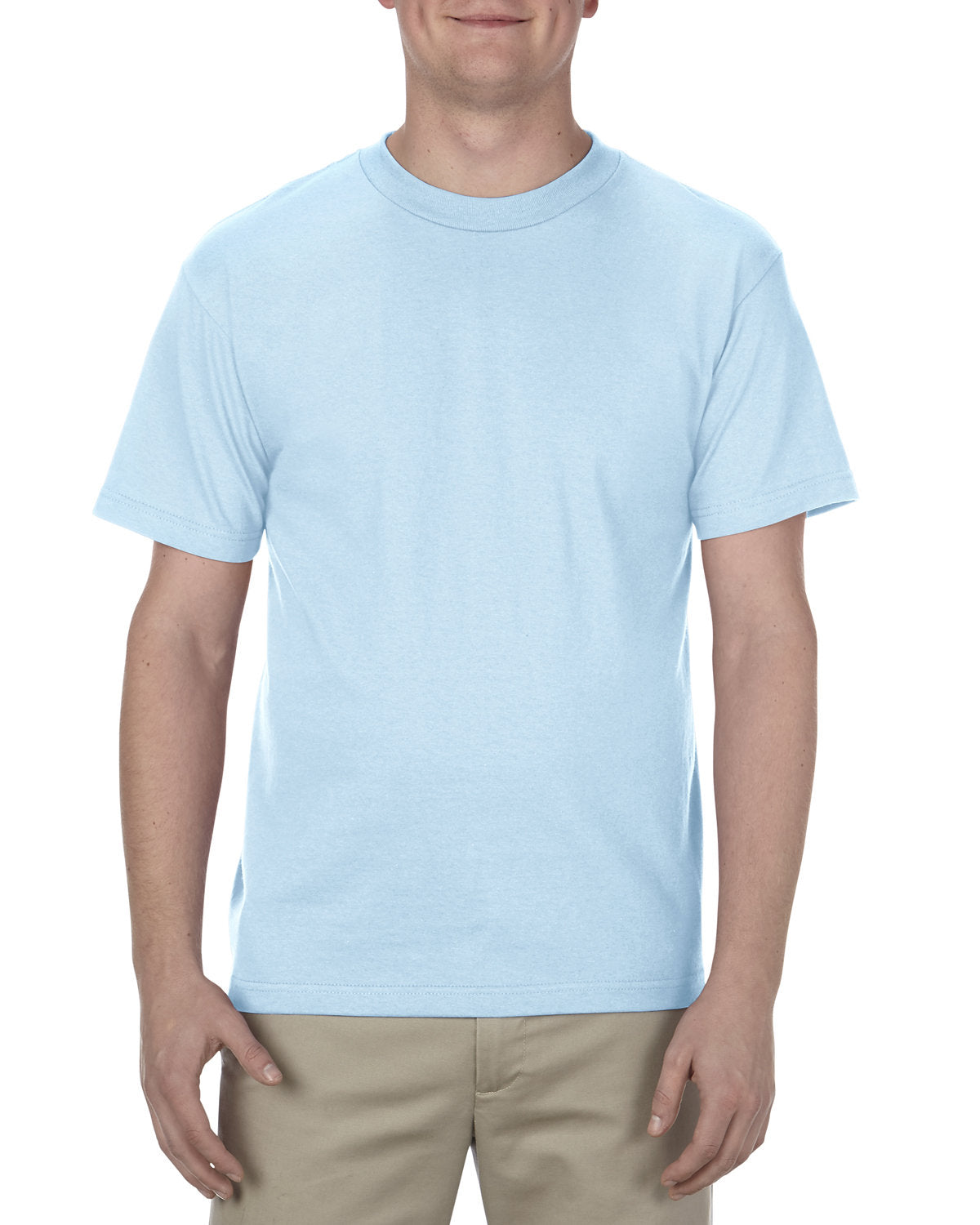 Alstyle AL1301 Men's & Women's 100% Cotton T-Shirt - 6.0 oz Soft Breathable Crew Neck Tee for Casual Wear, Gym, Work & Everyday Comfort