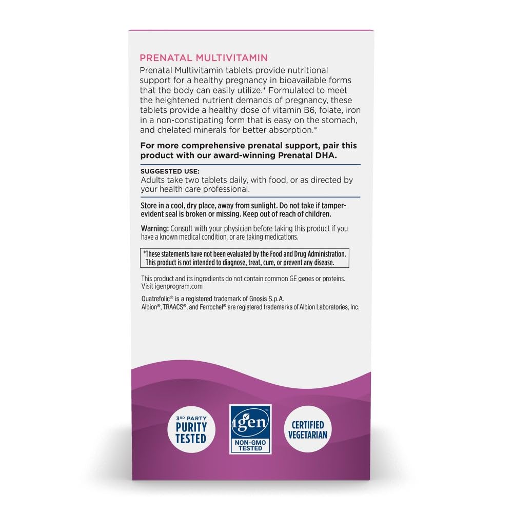 Nordic Naturals Prenatal DHA Multivitamin - 60 Softgels for Pregnant Women | Supports Baby Brain & Eye Development | Expiration 01/2025 | Perfect for Morning Routine & Pregnancy Wellness