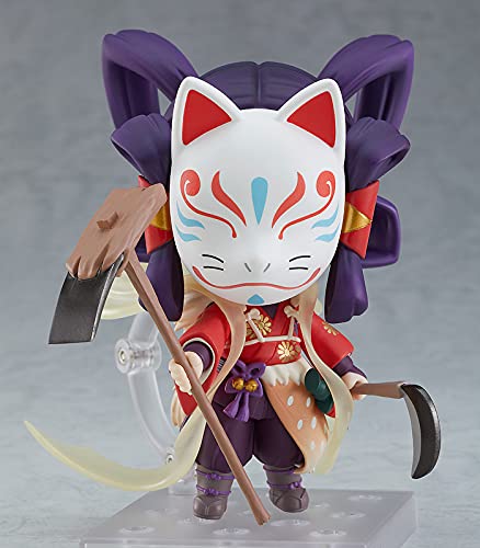 Good Smile Sakuna: Of Rice and Ruin - Princess Sakuna Nendoroid Action Figure (Multicolor) | Anime Collectible for Display & Gaming Enthusiasts