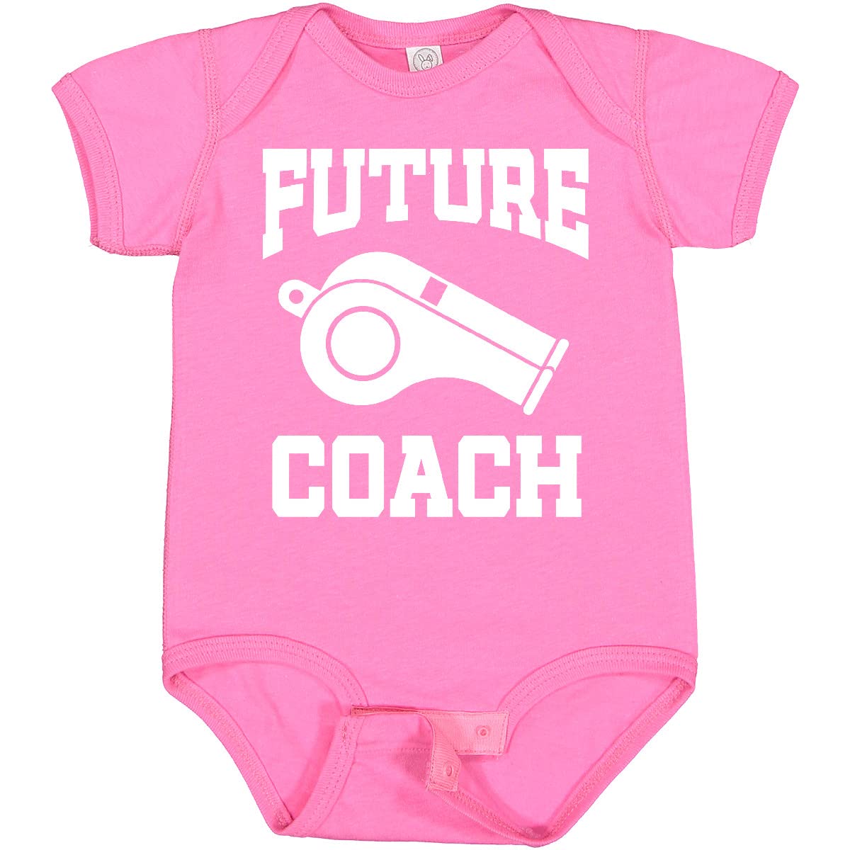 Inktastic Future Coach Sports Coaching Baby Bodysuit - Cute Athletic Onesie for Toddlers & Infants - Perfect Gift for Little Athletes, Sports Enthusiasts & Coaching Dads