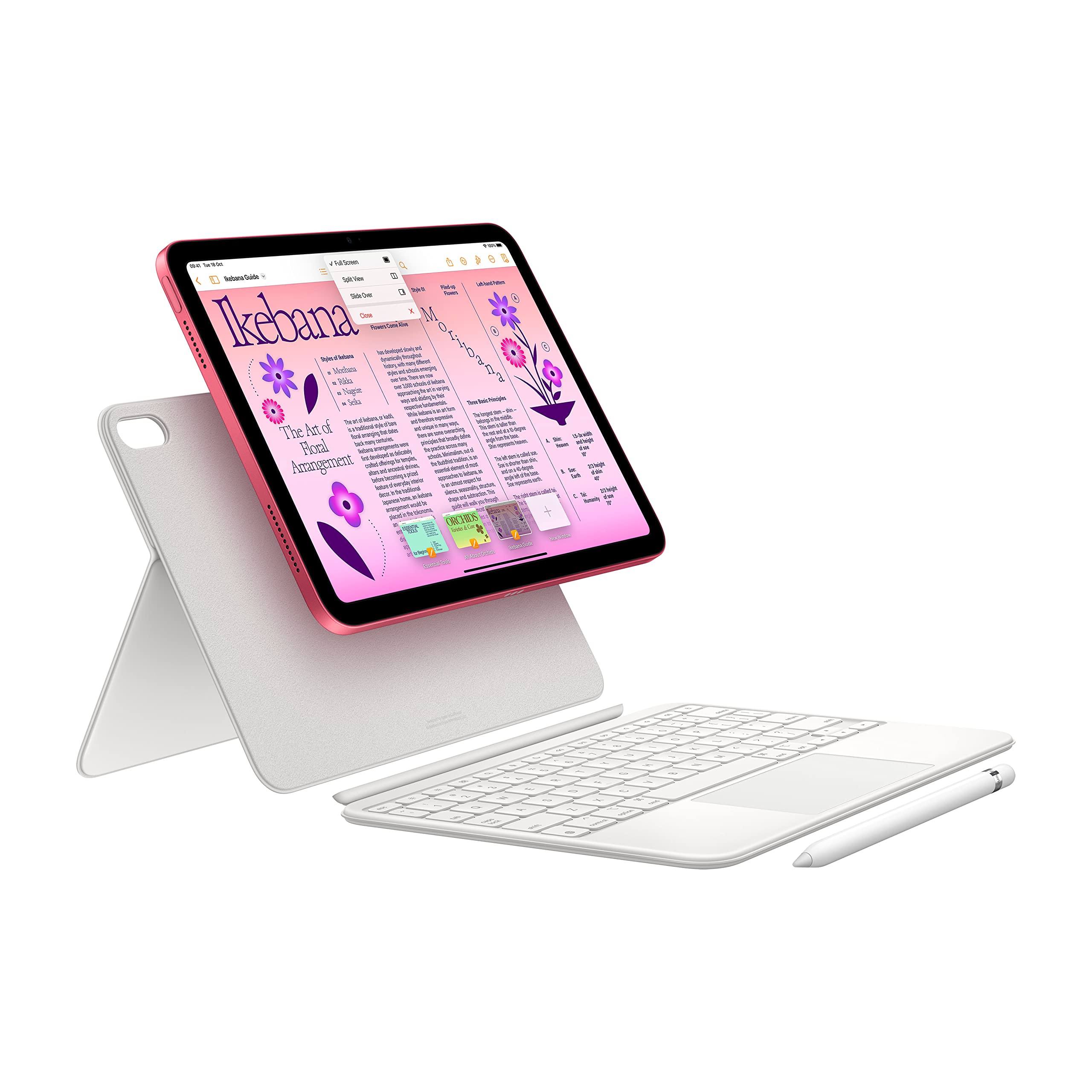 2022 Apple iPad 10.9-inch Wi-Fi 64GB - Pink (Renewed) | Premium Refurbished Tablet for Work, School & Entertainment | Fast A14 Bionic Chip, All-Day Battery Life