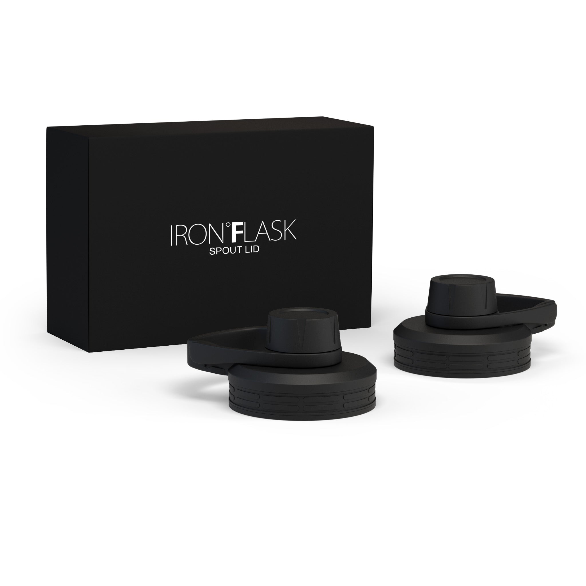Leak-Proof Spout Lid Set for Wide Mouth Water Bottles - BPA Free Drinking Caps for Hydration On The Go, Gym, Hiking & Outdoor Activities