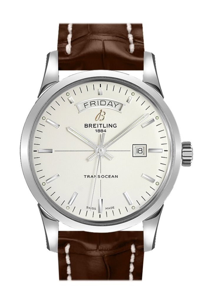 Breitling Transocean Day Date Men's Luxury Watch A4531012/G751 739P - Swiss Automatic Chronometer for Business & Formal Occasions