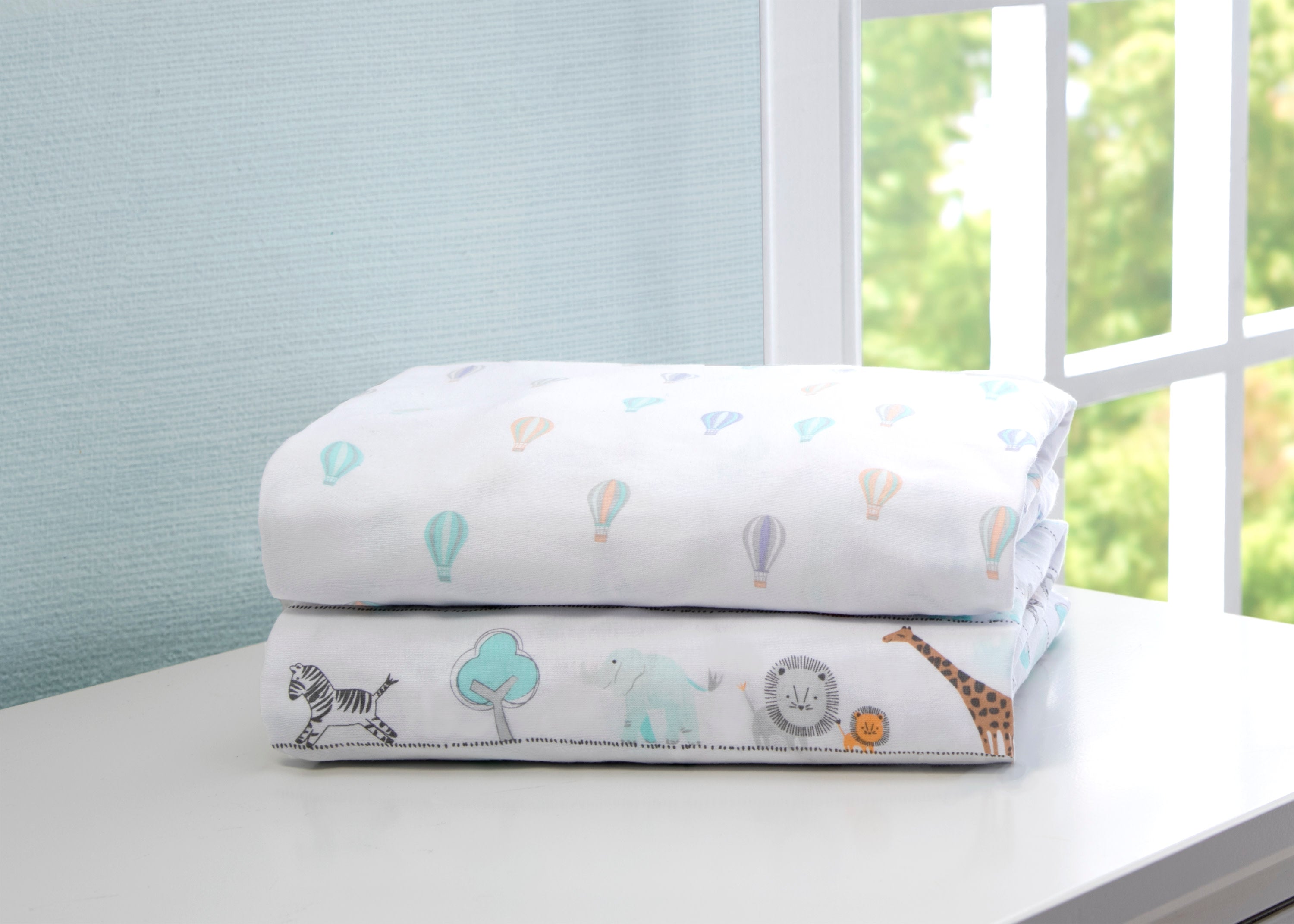 Whimsical Dreams Fitted Crib Sheets 2 Pack - Soft Baby Crib Sheets for Nursery, Toddler & Infant Bed - Perfect for Daycare, Home Nursery & Travel