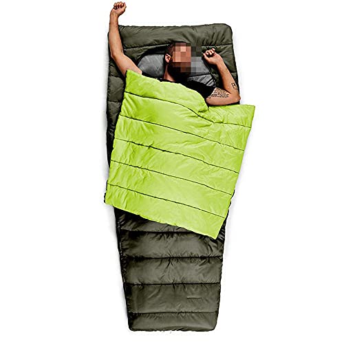 Cotton Sleeping Bag for Adults - Lightweight & Comfortable for Hiking, Camping, Backpacking & Outdoor Adventures - Blue & Purple Options (Medium Size) - Perfect for Backcountry Trips, Music Festivals & Sleepovers