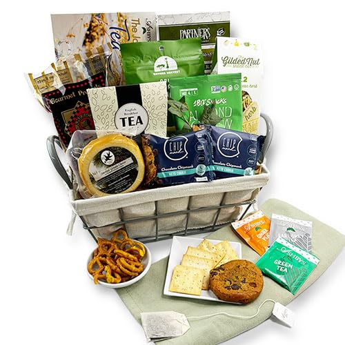 Get Well Soon Gift Basket - Thoughtful Care Package with Healthy Snacks & Comfort Items - Perfect for Hospital Recovery, Surgery Patients & Sympathy Gifts