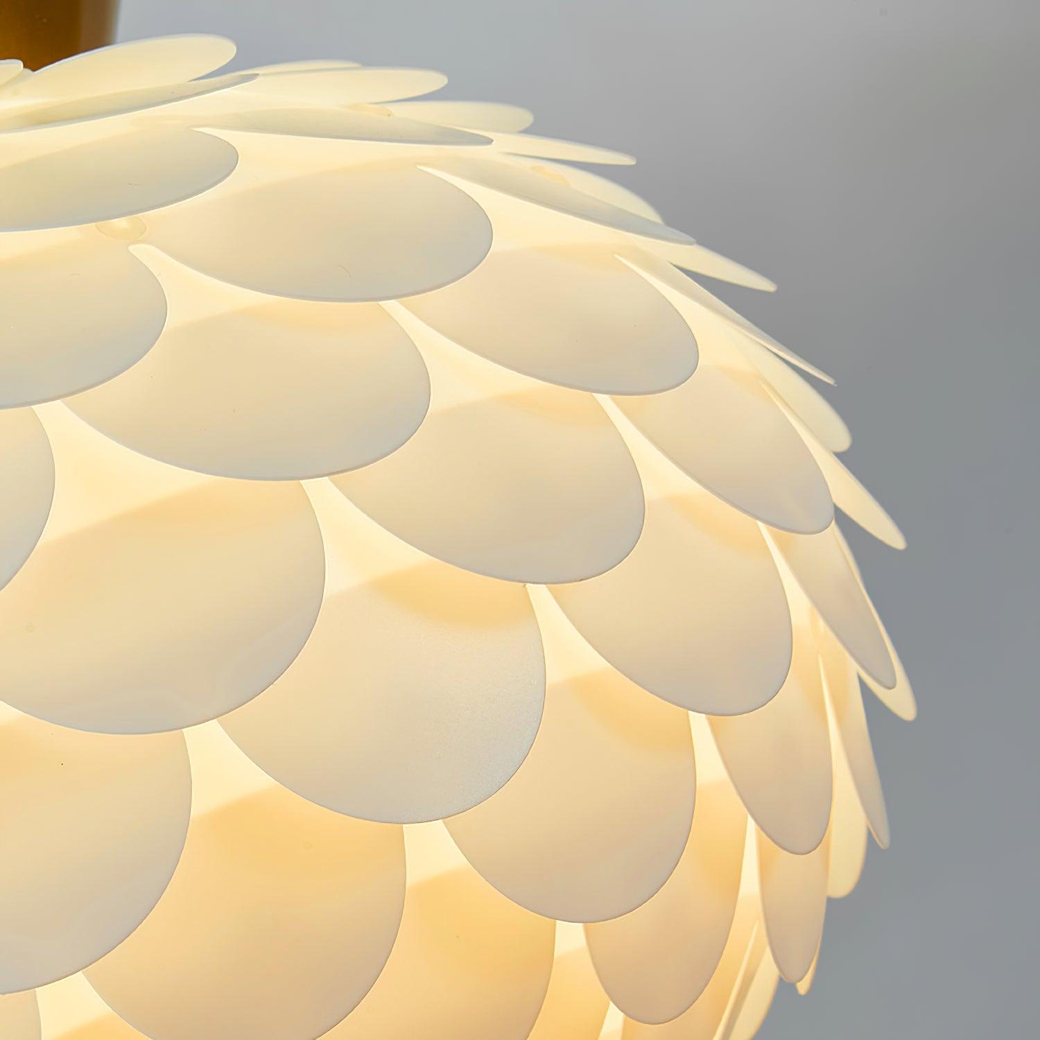 Aluvia Crown Pendant Lamp - Modern Glass Chandelier Lighting for Dining Room, Kitchen Island & Living Room Decor