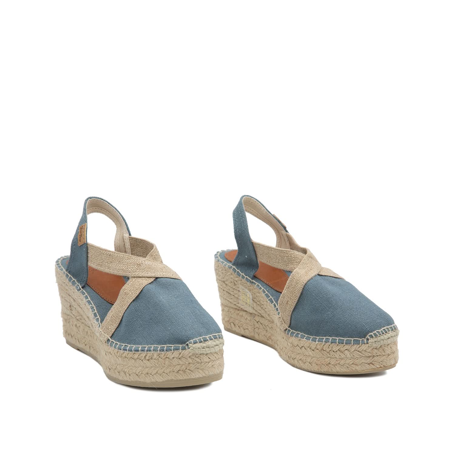 Women's Cotton & Linen Wedge Espadrilles - Comfortable Summer Casual Shoes for Beach, Vacation and Everyday Wear