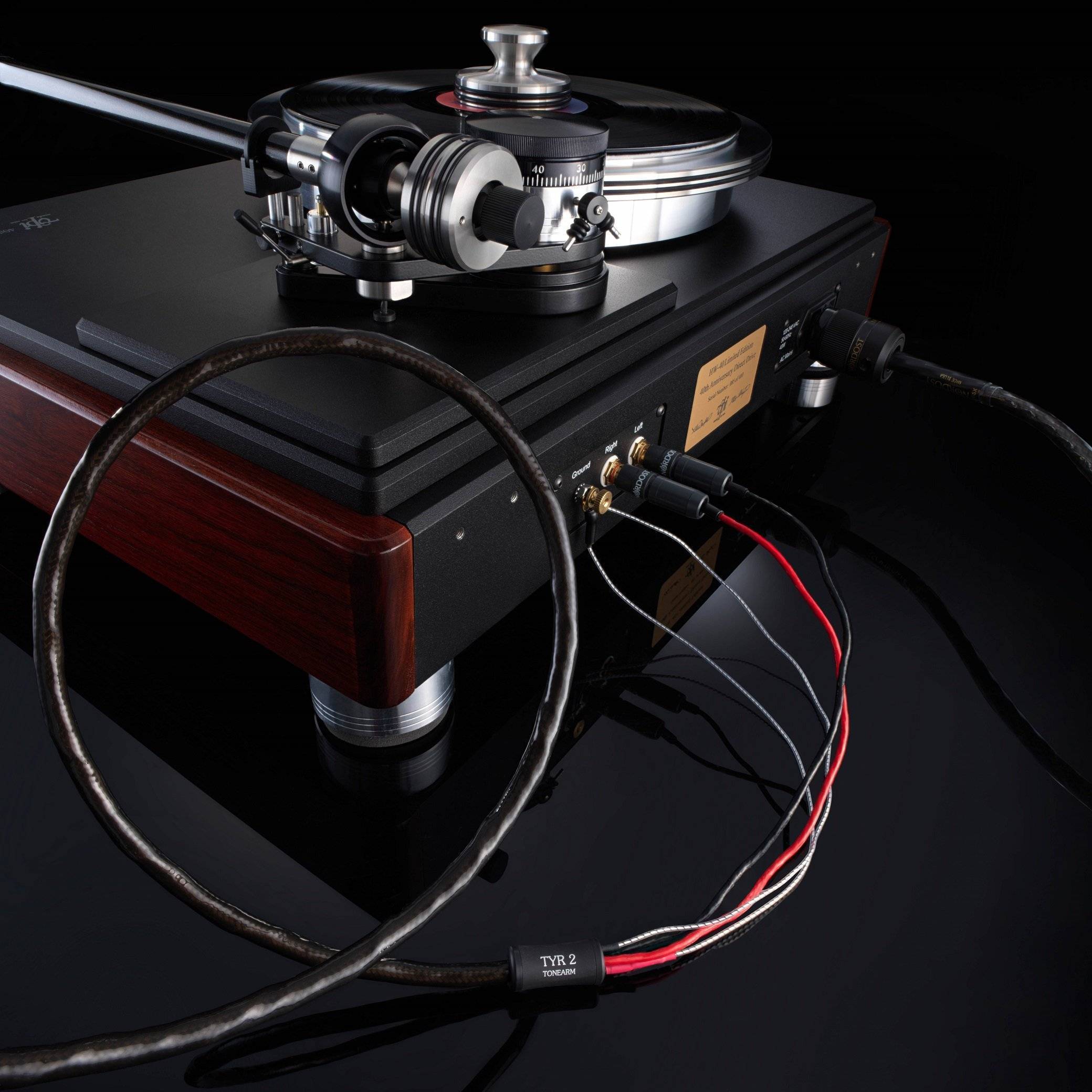 Nordost Tyr 2 High-End Tonearm Cable - Premium Audiophile RCA Cable for Turntables - Perfect for Vinyl Record Players & Hi-Fi Audio Systems