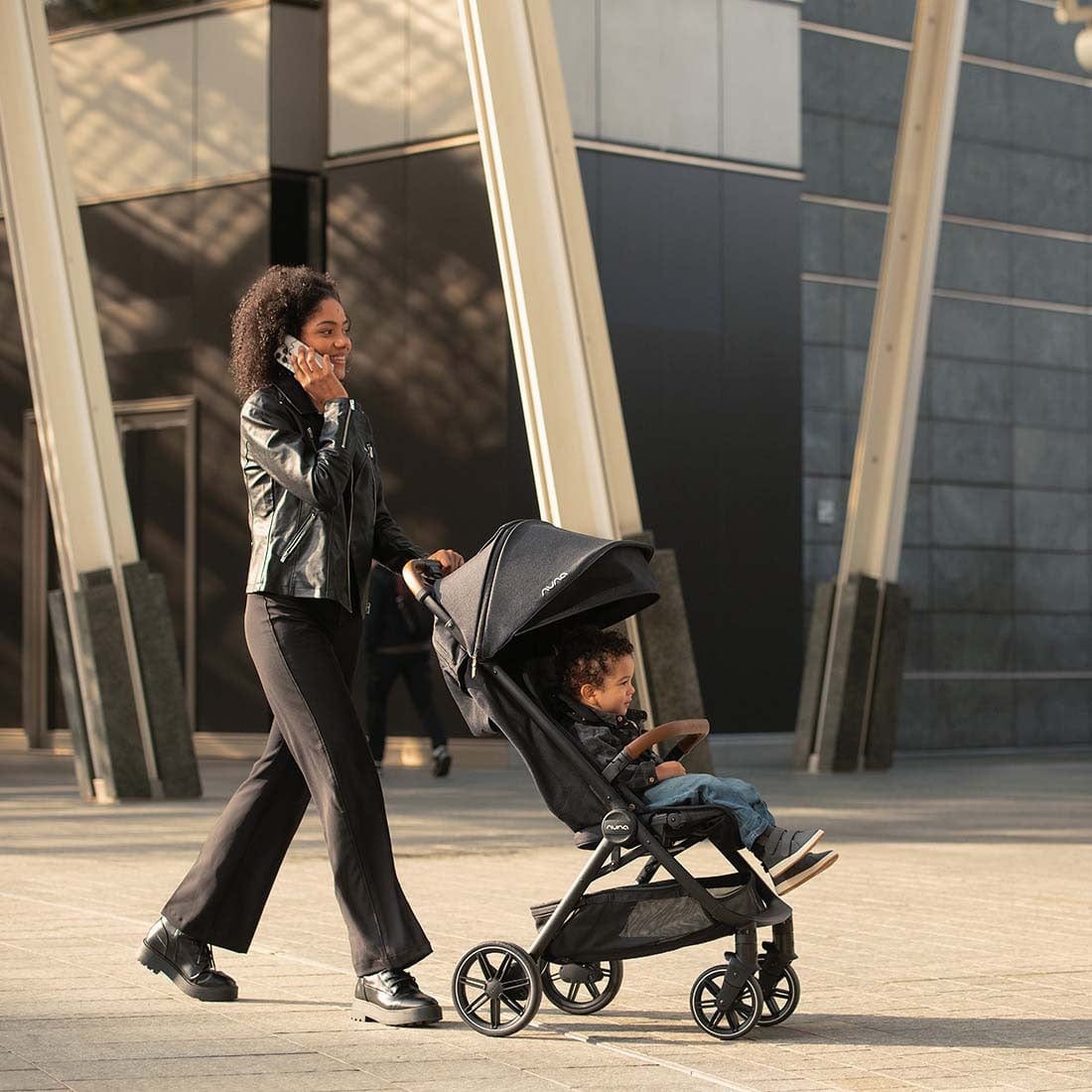 Nuna TRVL LX Lightweight Compact Travel Stroller - Easy Fold, Smooth Ride for Babies & Toddlers - Perfect for Air Travel, City Walks & Everyday Use