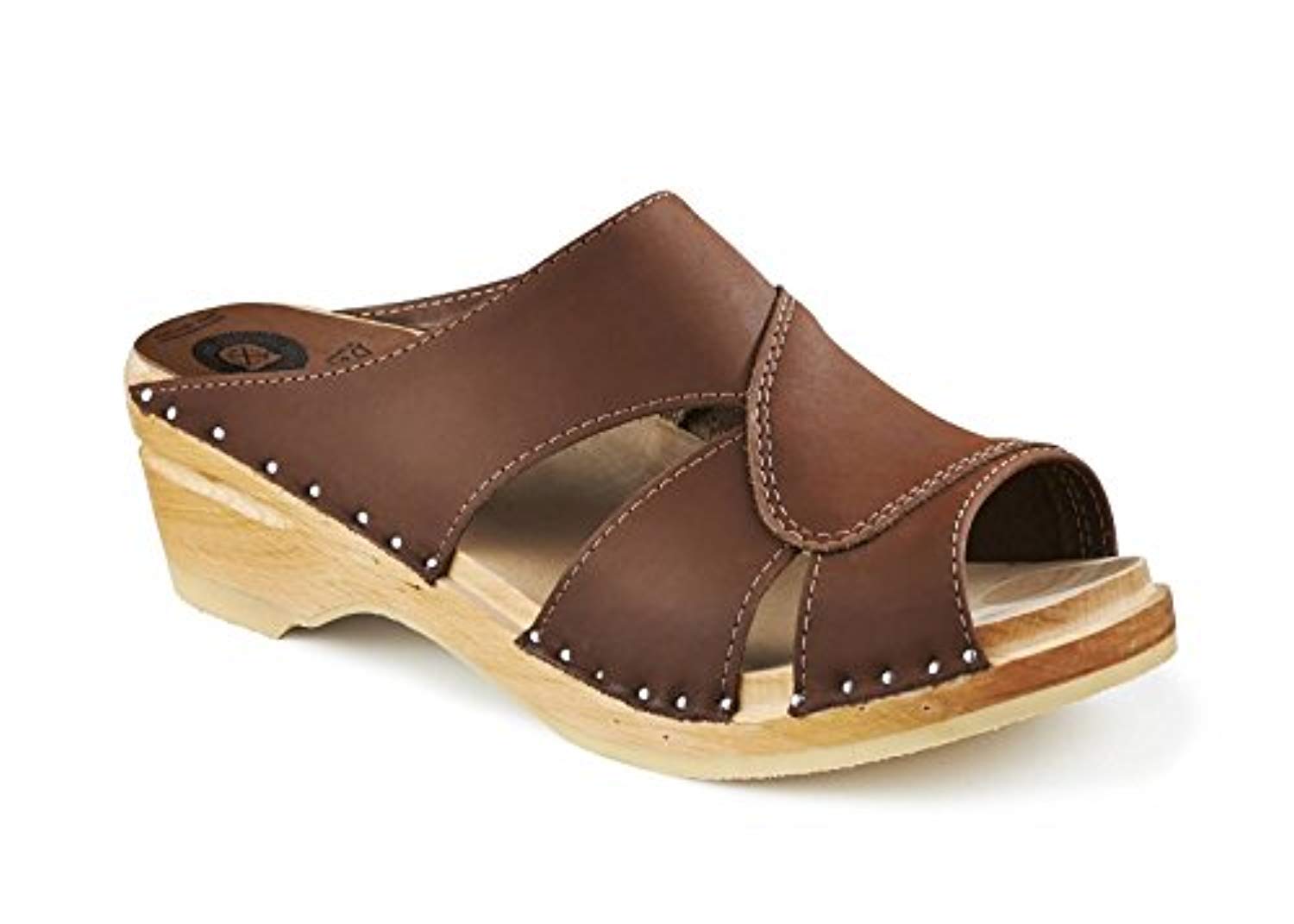 Troentorp Women's Mariah Original Sole Clogs with Shoe Cinch Bag - Comfortable Wooden Clogs for Women - Perfect for Garden, Home, and Casual Wear
