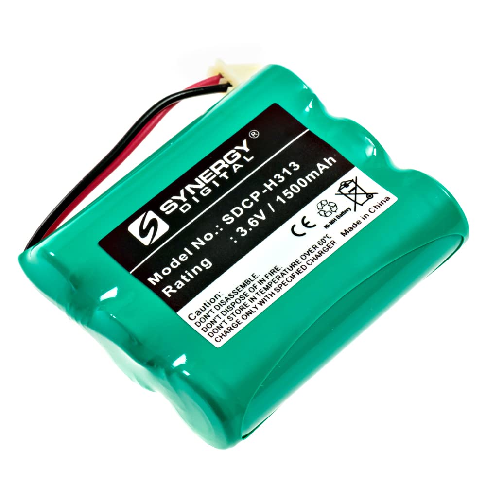 Synergy Digital Cordless Phone Batteries - 3-Pack Ni-MH 3.6V 1500mAh Replacement Batteries Compatible with Panasonic 3420 Cordless Phones | Ultra High Capacity | Perfect for Home & Office Use