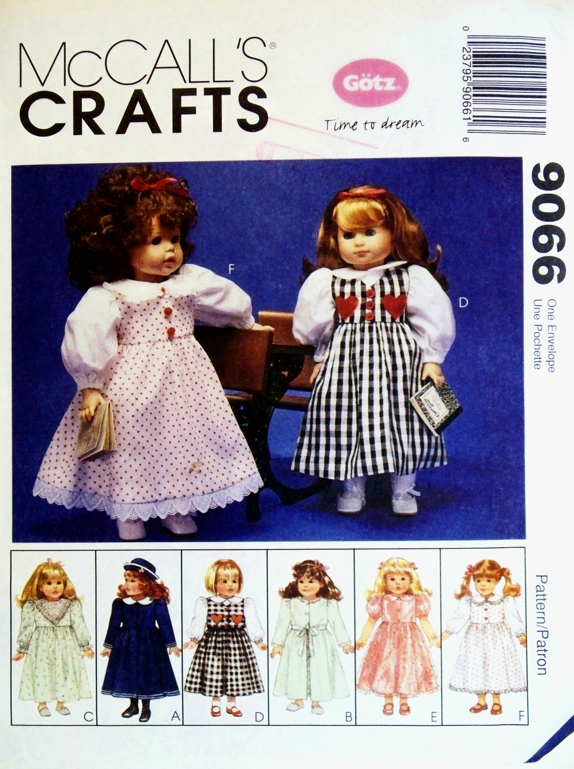 McCall's Crafts 9066 Gotz Time to Dream 18