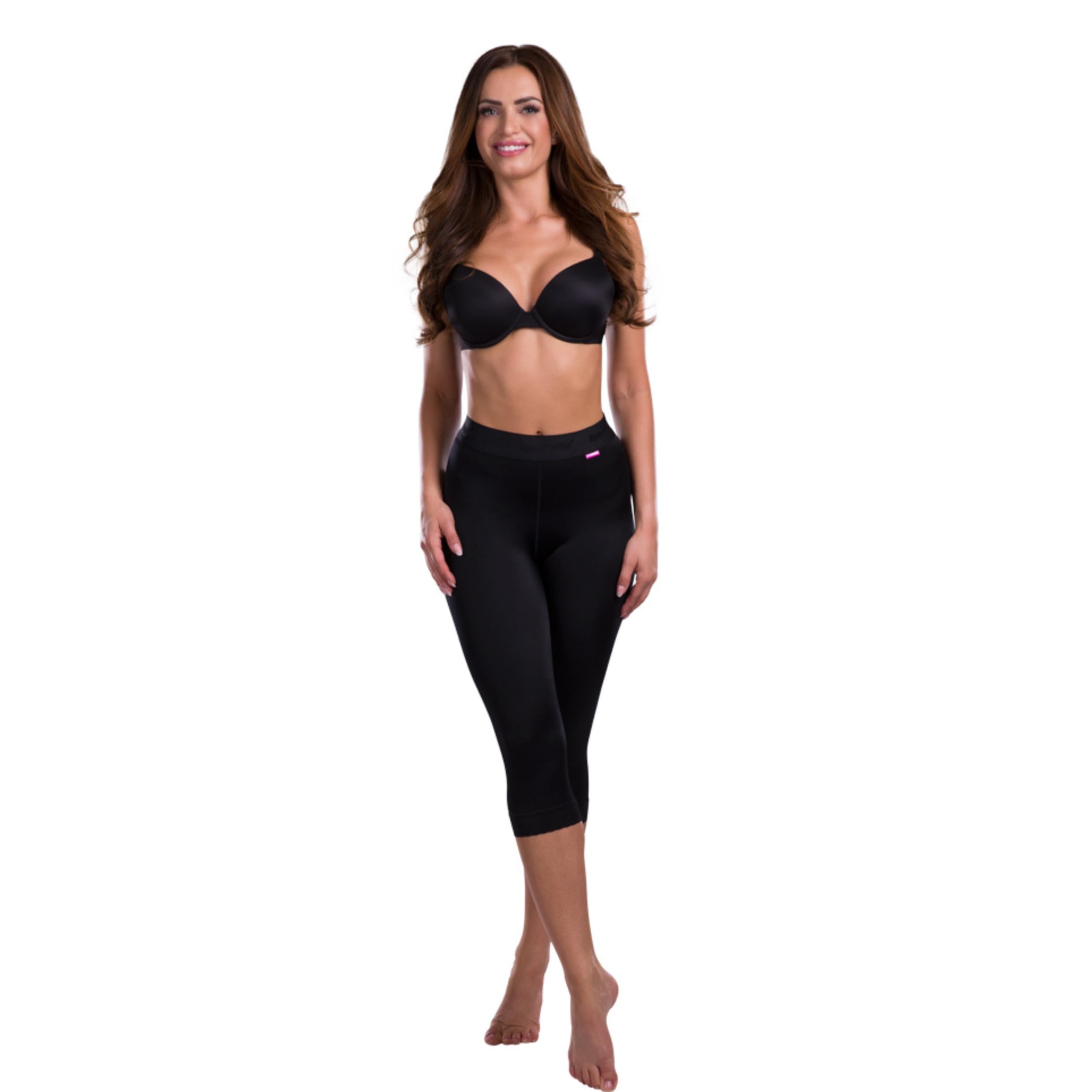 LIPOELASTIC® TD Compression Leggings for Women - High Waist Tummy Control Workout Yoga Pants - Moisture Wicking & Breathable Activewear for Running, Gym & Everyday Wear