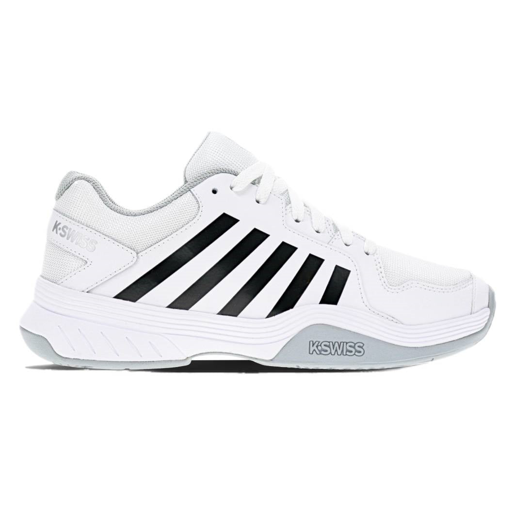 K Swiss Court Express Men's Pickleball Shoes - White/Black | Lightweight Tennis & Pickleball Shoes for Men | Perfect for Indoor & Outdoor Court Sports