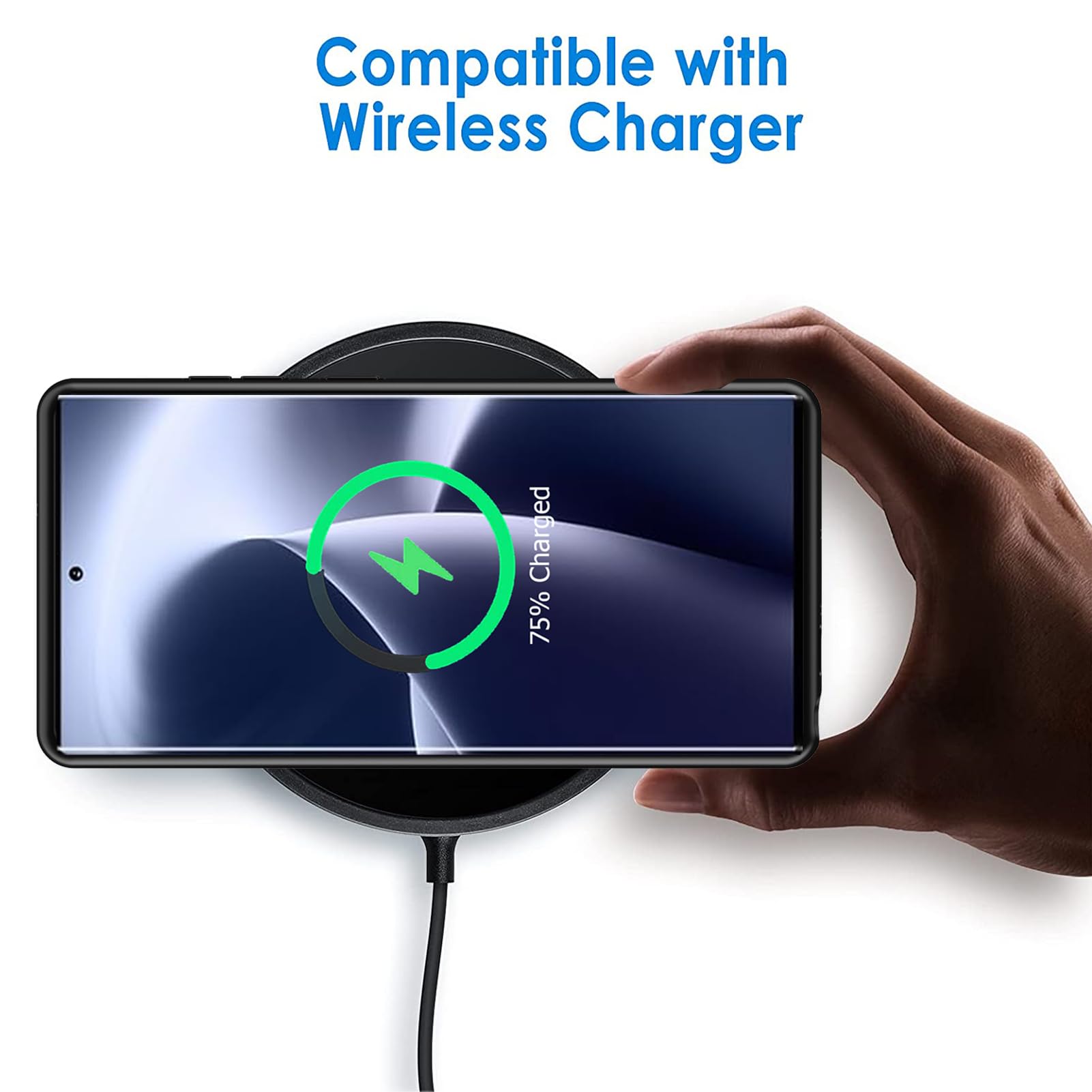 Galaxy S25 Ultra Battery Case - 12000mAh High Capacity Rechargeable Protective Charging Case with Wireless Charging & CarPlay Support | Extended Power for Travel, Work & Outdoor Activities (6.9 inch Compatible)