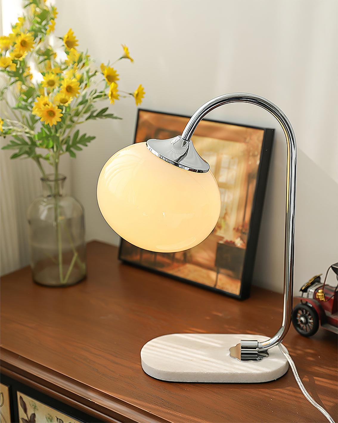 Cozy Marshmallow Table Lamp - Soft Glow Bedside Light for Kids & Nursery - Perfect for Bedrooms, Dorms, and Relaxing Nighttime Ambience