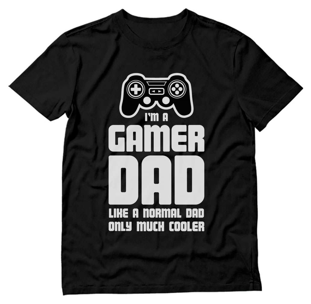 Tstars Gamer Dad T-Shirt - Funny Video Game Lover Gift for Father's Day, Birthday - Perfect for Gaming Parties & Casual Wear