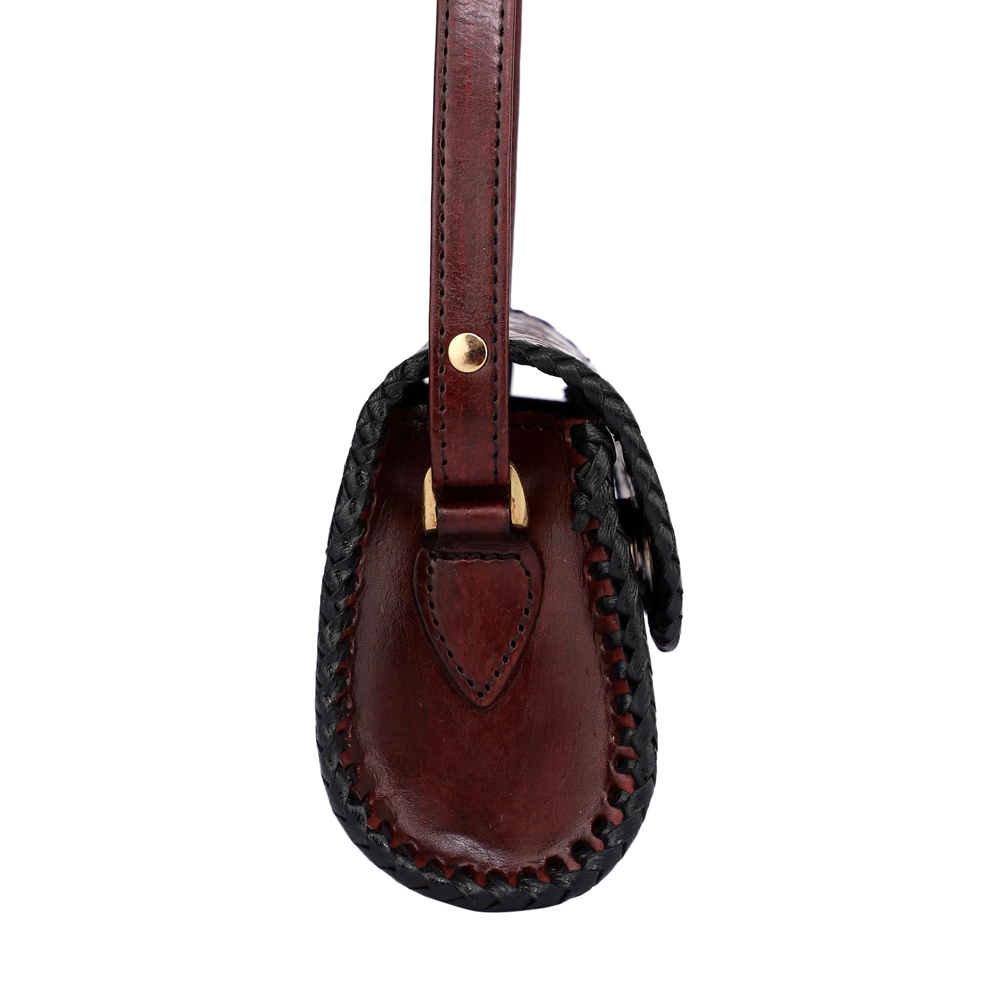 Zygma Genuine Leather Crossbody Bag for Women - Handmade Stylish Sling Purse with Adjustable Strap, Perfect Gift for Mom, Sister & Friend | Everyday Use, Work, Travel & Date Night