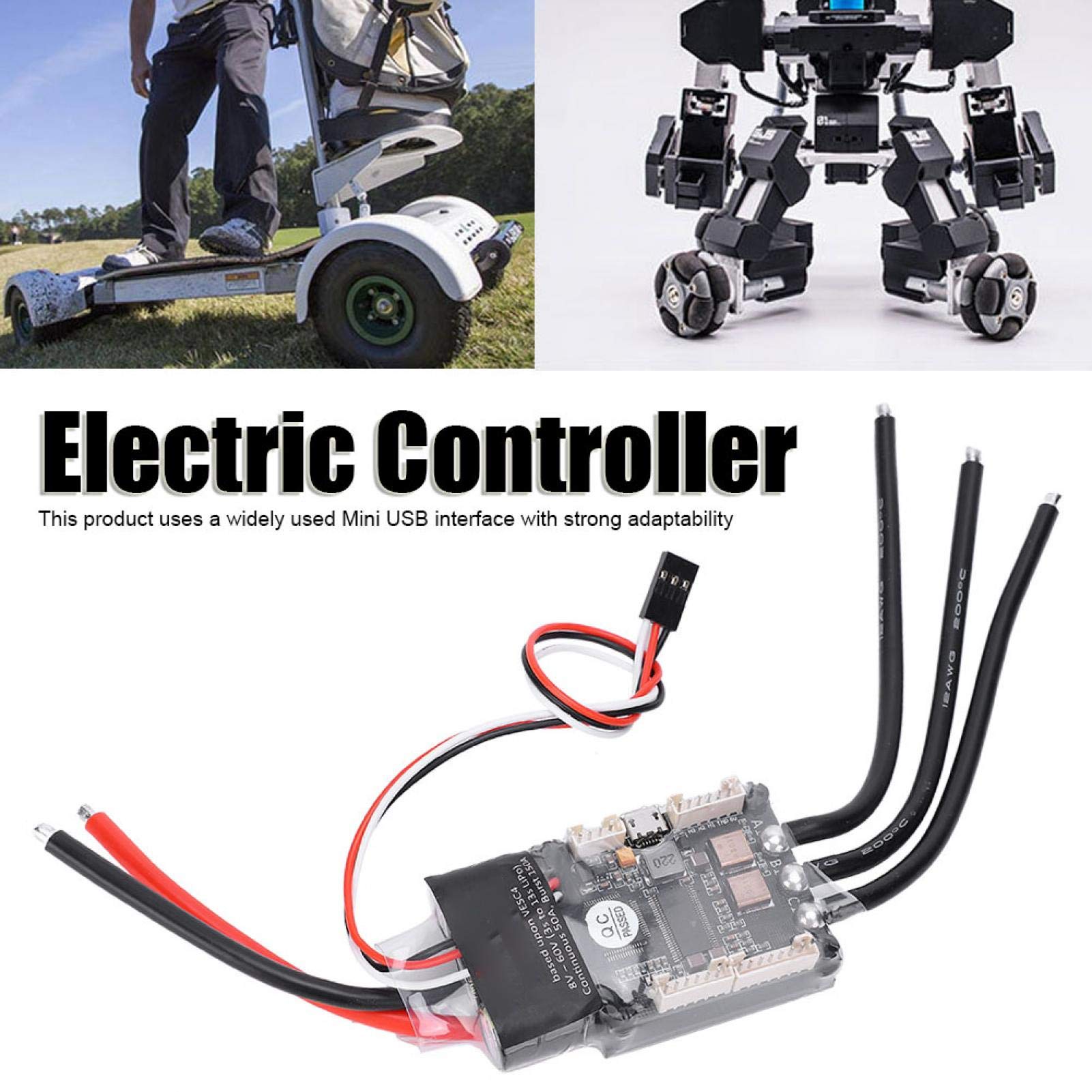High-Performance Electric Speed Controller for Motorcycles & RC Models - Compact Size & Efficient Motor Control - Perfect for DIY Projects, Hobbyists & Remote Control Vehicles