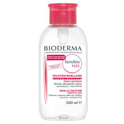 Bioderma Sensibio H2O Micellar Water - Gentle Makeup Remover & Cleanser for Sensitive Skin | Face Cleansing & Makeup Removal Solution for Daily Skincare Routine