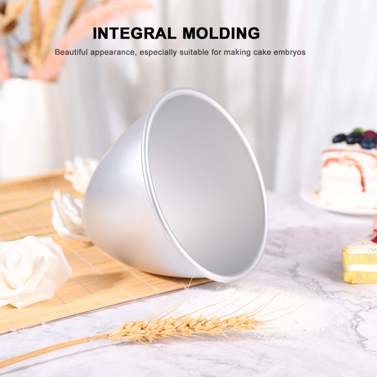8 Inch Doll Cake Pan - Nonstick Aluminum Baking Mold for Doll Skirt Cakes, Puddings & Valentine's Day Desserts - Reusable Alloy Cupcake Molds for Baking, Party Decorations & Special Occasions