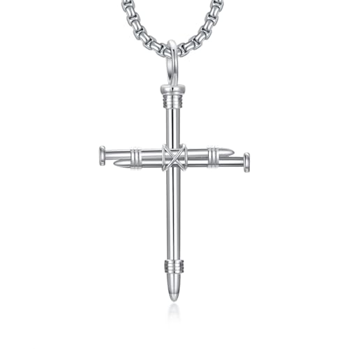 01-Nail Cross Silver