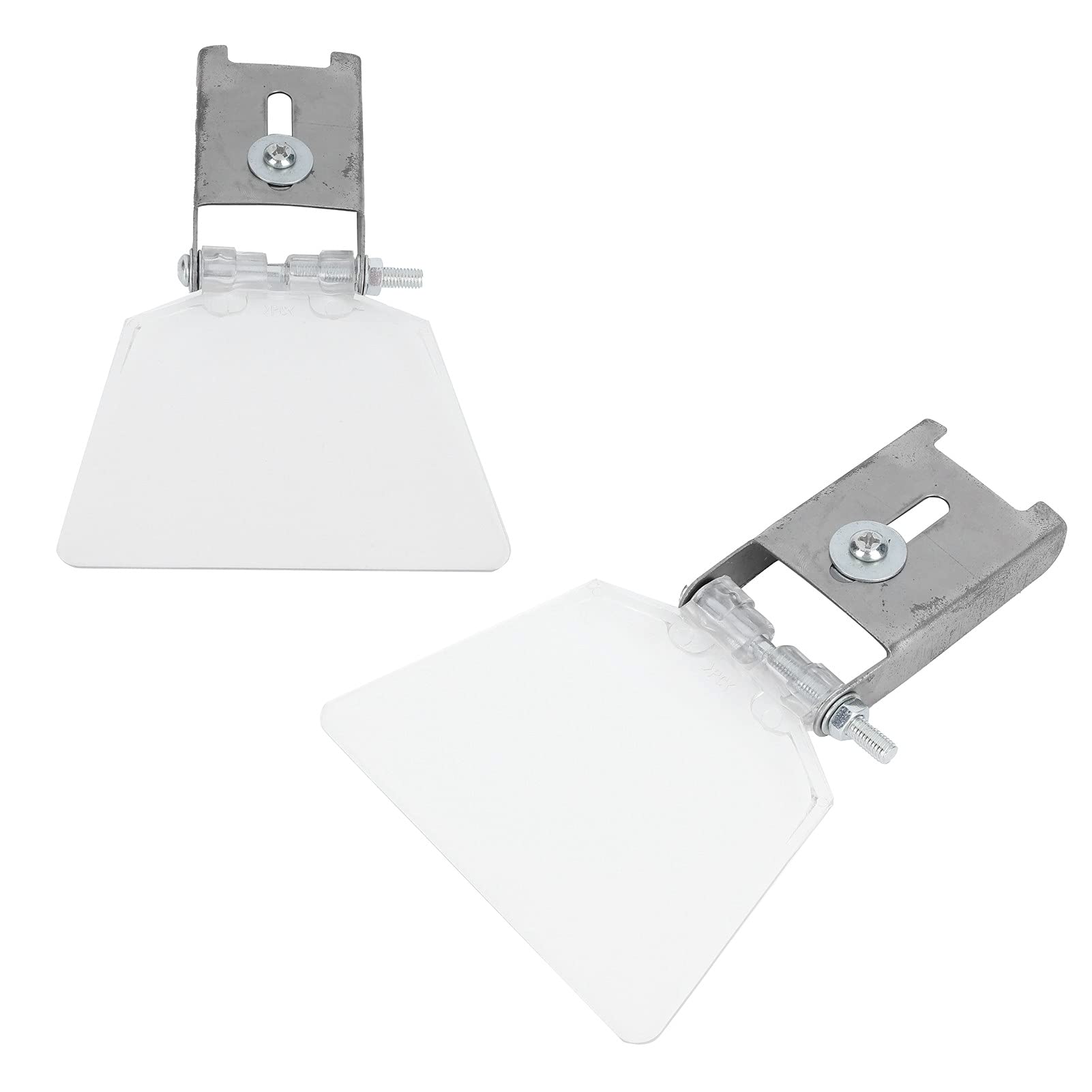 Fafeicy 2PCS Bench Grinder Eye Shield - 304 Stainless Steel Replacement Safety Guard for Power Bench Grinders | Workshop & Metalworking Protection