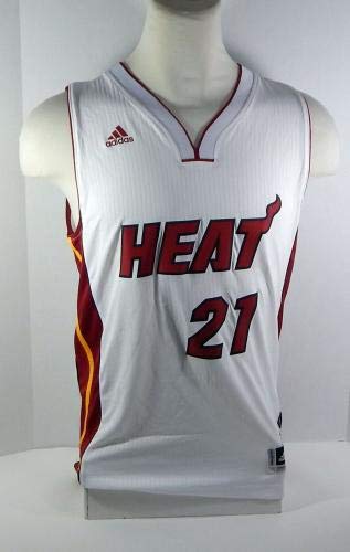 Authentic Topps Miami Heat Hassan Whiteside #21 Replica Swingman Jersey - Men's NBA Basketball Jersey - Perfect for Game Day, Fan Events & Collectors