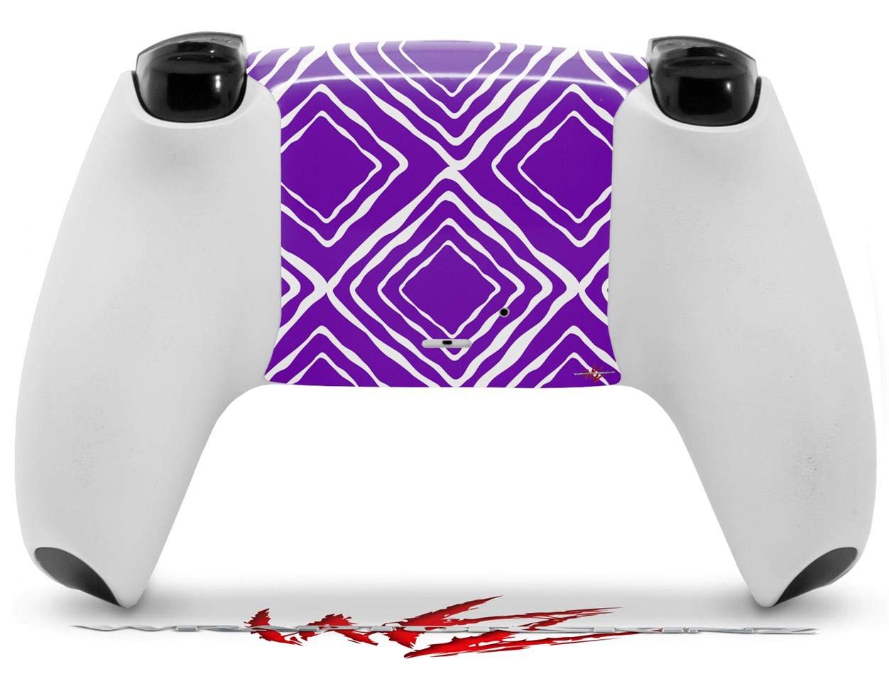 Sony PS5 DualSense Skin Wrap - Wavey Purple for Gaming & Protection