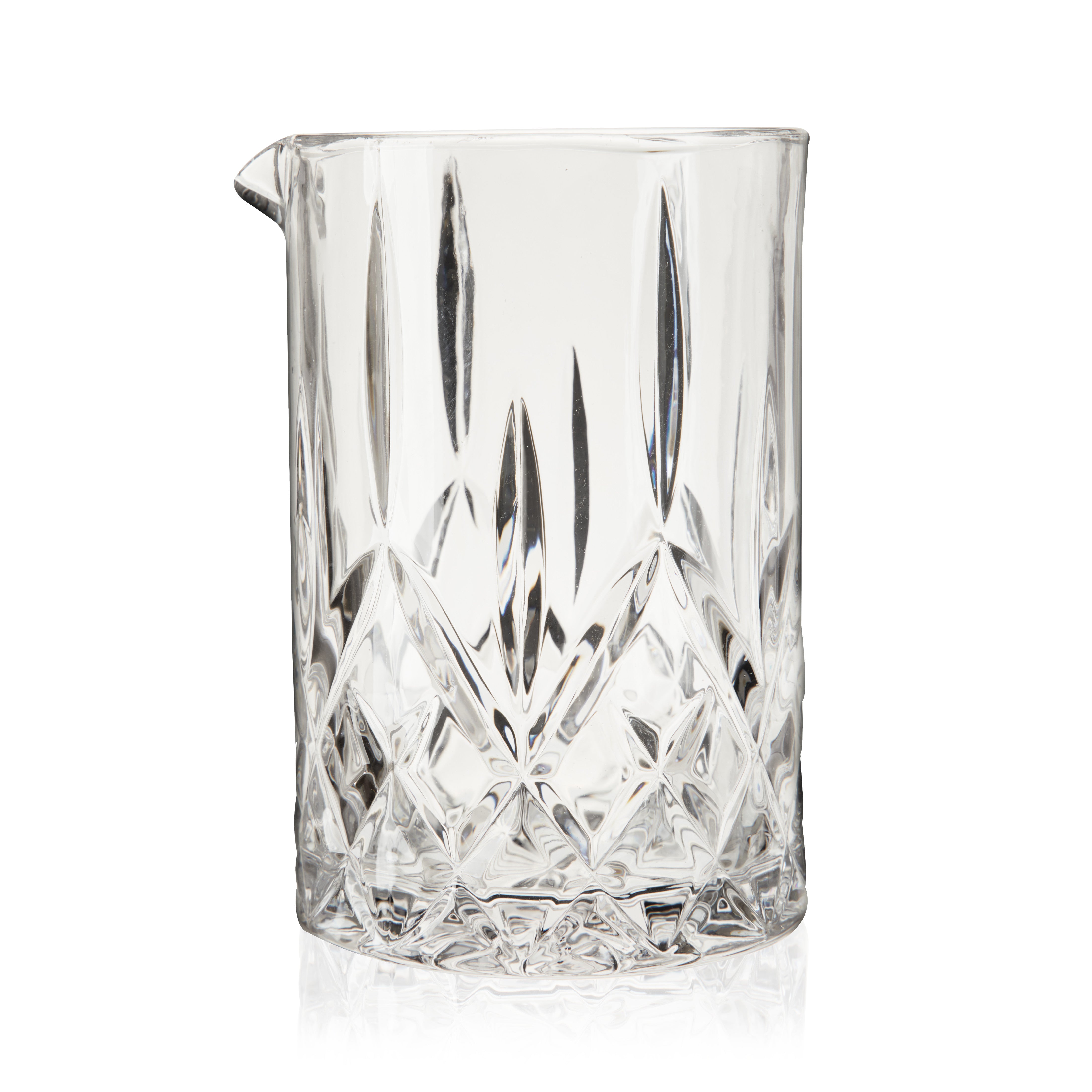 Premium Admiral Crystal Mixing Glass – Heavy Base Barware for Cocktails, Whiskey, and Mixology – Perfect for Home Bars, Professional Bartenders, and Entertaining Guests