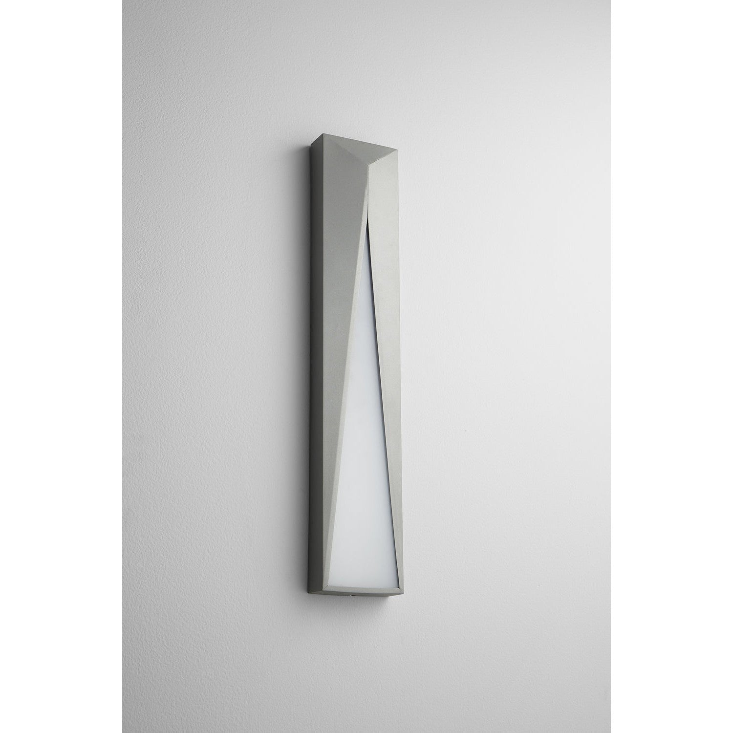 Oxygen Elif 3 737 16 Modern Wall Sconce Light Fixture in Grey - Perfect for Bedroom, Living Room & Hallway Lighting