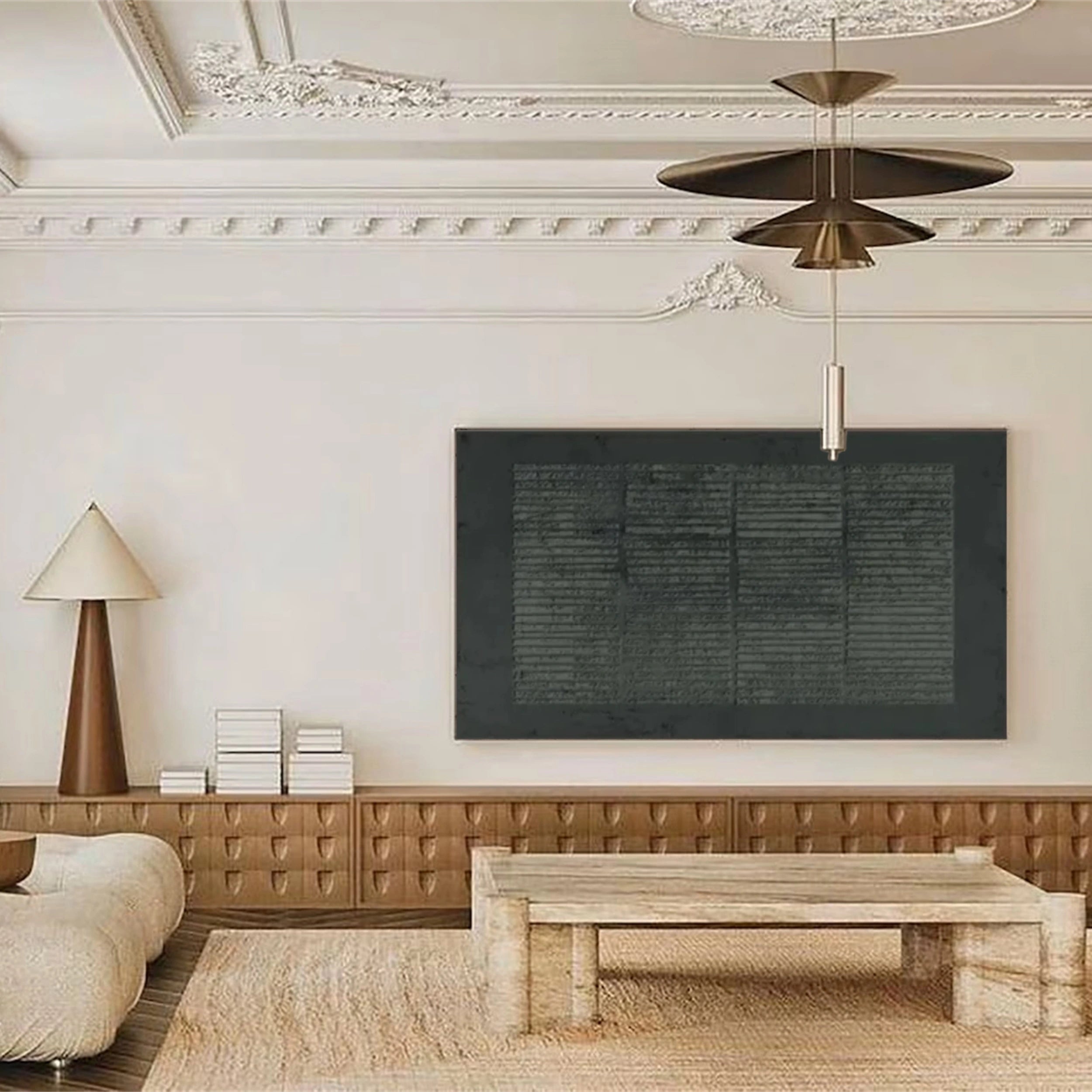 Abstract Tranquility Wall Art Print #WS072 - Modern Canvas Painting for Living Room, Bedroom & Office Decor