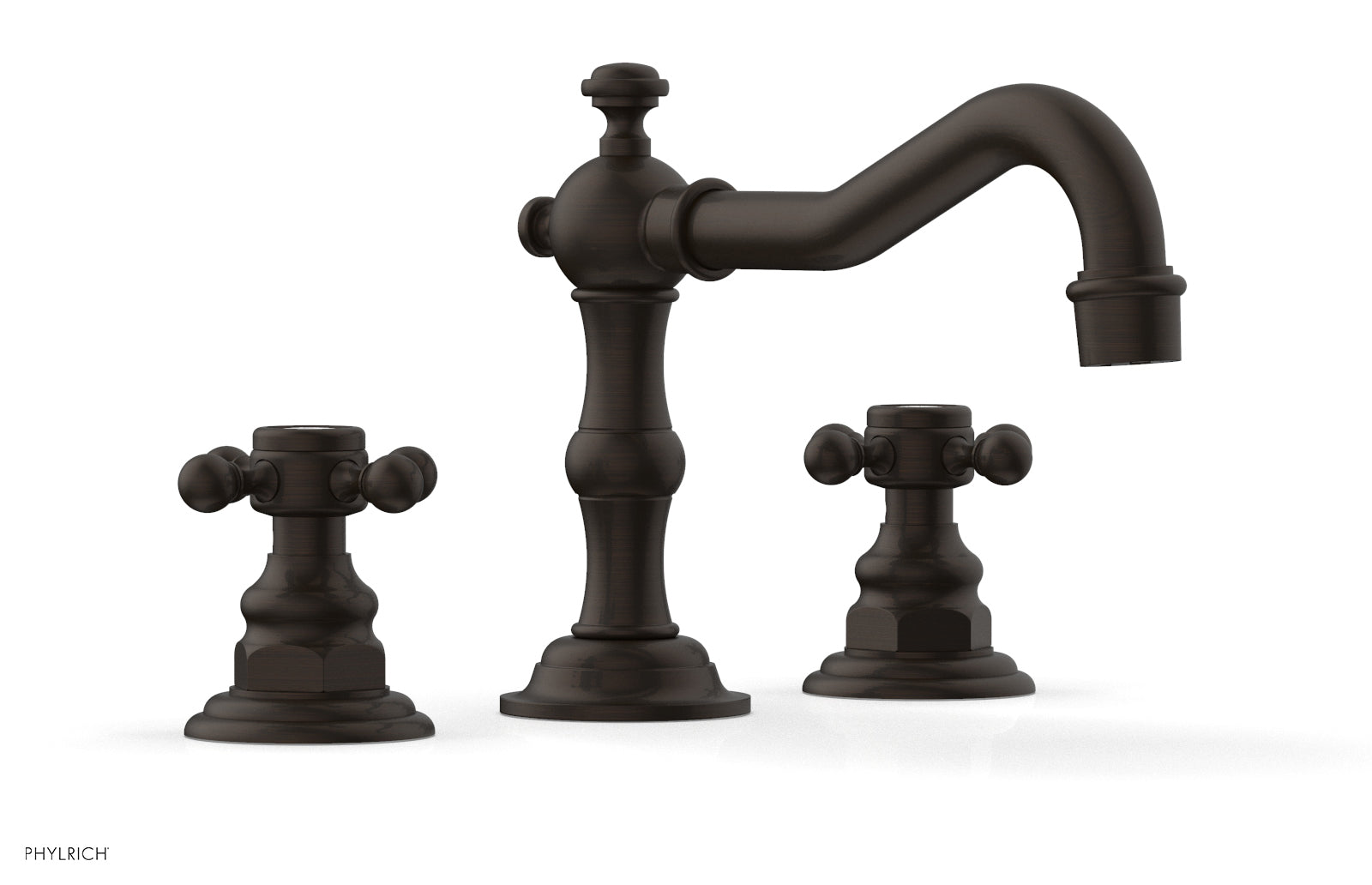 HENRI Widespread Bathroom Faucet with Cross Handles - Model 161 01 - Perfect for Modern Vanities and Powder Rooms