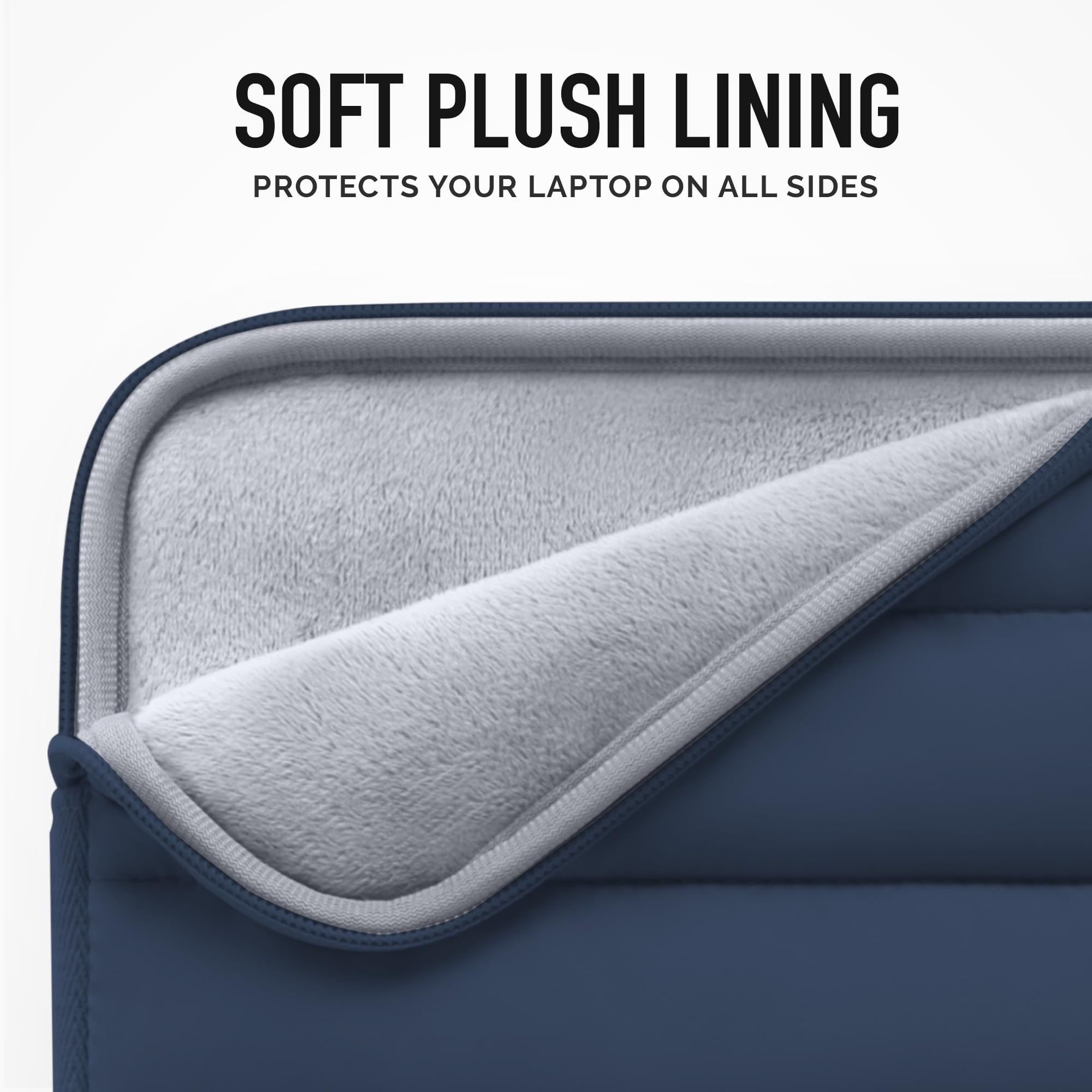 VANDEL The Original Puffy Laptop Sleeve Case - 13-14 Inch Protective Laptop Bag for MacBook Air/Pro 13/14, iPad Pro 12.9, HP, Dell, ASUS & More | Water-Resistant Computer Cover for Work, Travel & School