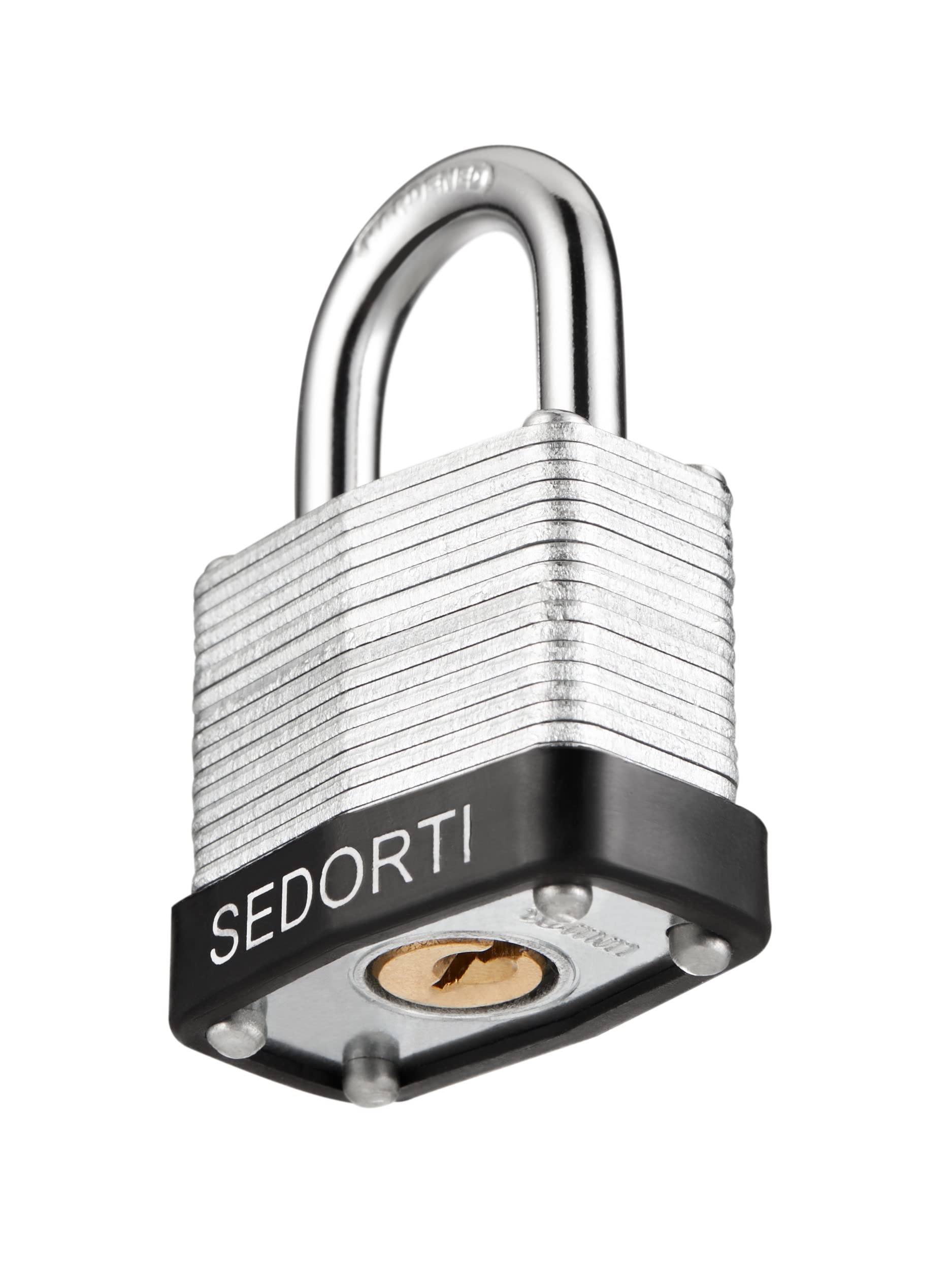 Heavy Duty Laminated Steel Padlock Set - 1-1/4