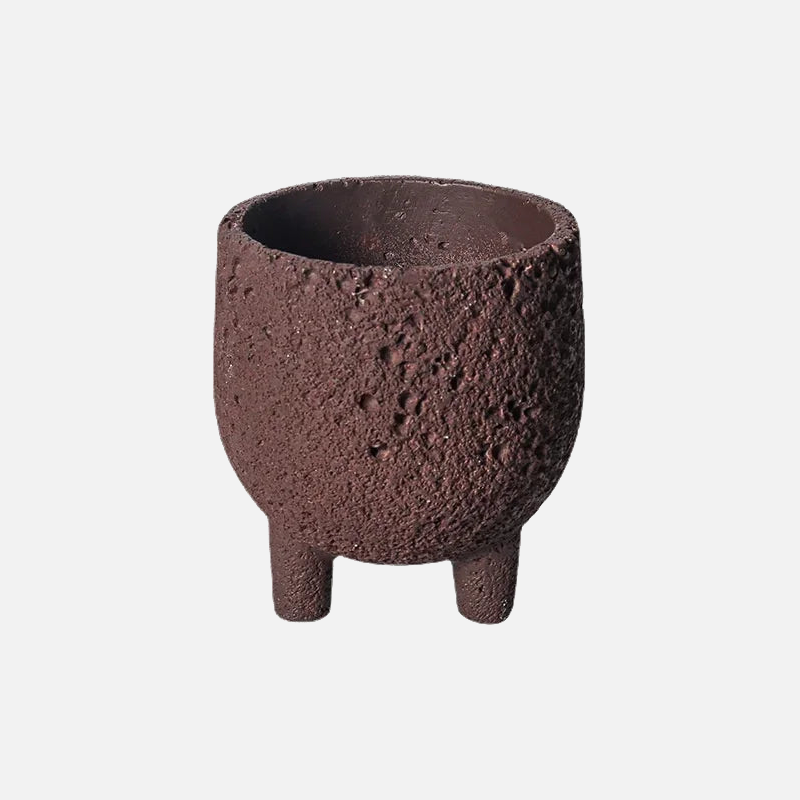 Natural Lava Rock Planter for Succulents & Air Plants - Handcrafted Volcanic Stone Pot for Home & Office Decor - Perfect for Indoor Gardens, Terrariums, and Zen Spaces