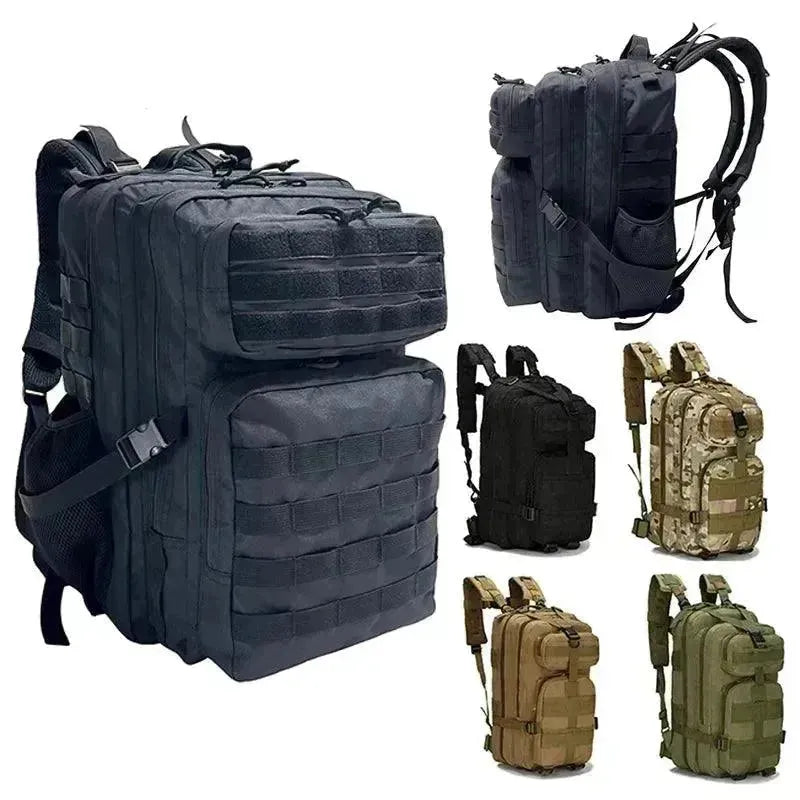 30L Tactical Backpack for Men - Military Style Durable Hiking Backpack with Multiple Pockets - Perfect for Outdoor Camping, Hiking & Travel