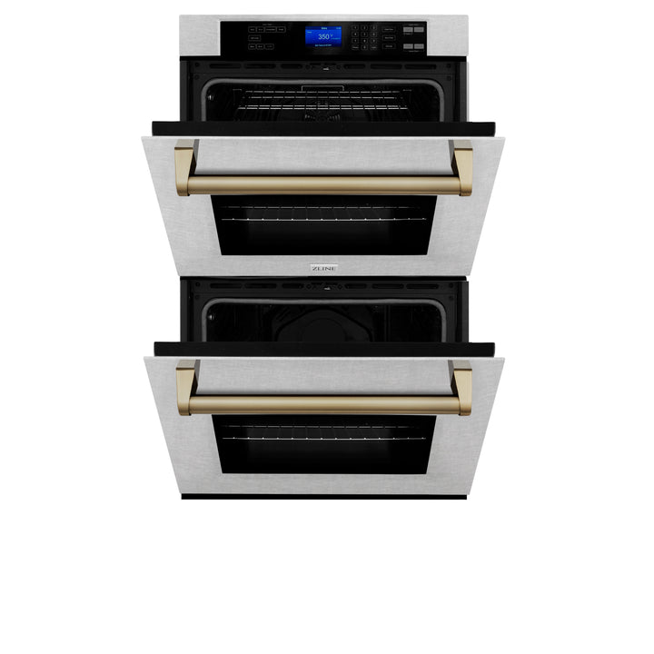 ZLINE 30 Inch Autograph Edition Electric Double Wall Oven with Self-Cleaning & True Convection - Perfect for Modern Kitchens, Baking, and Large Family Cooking