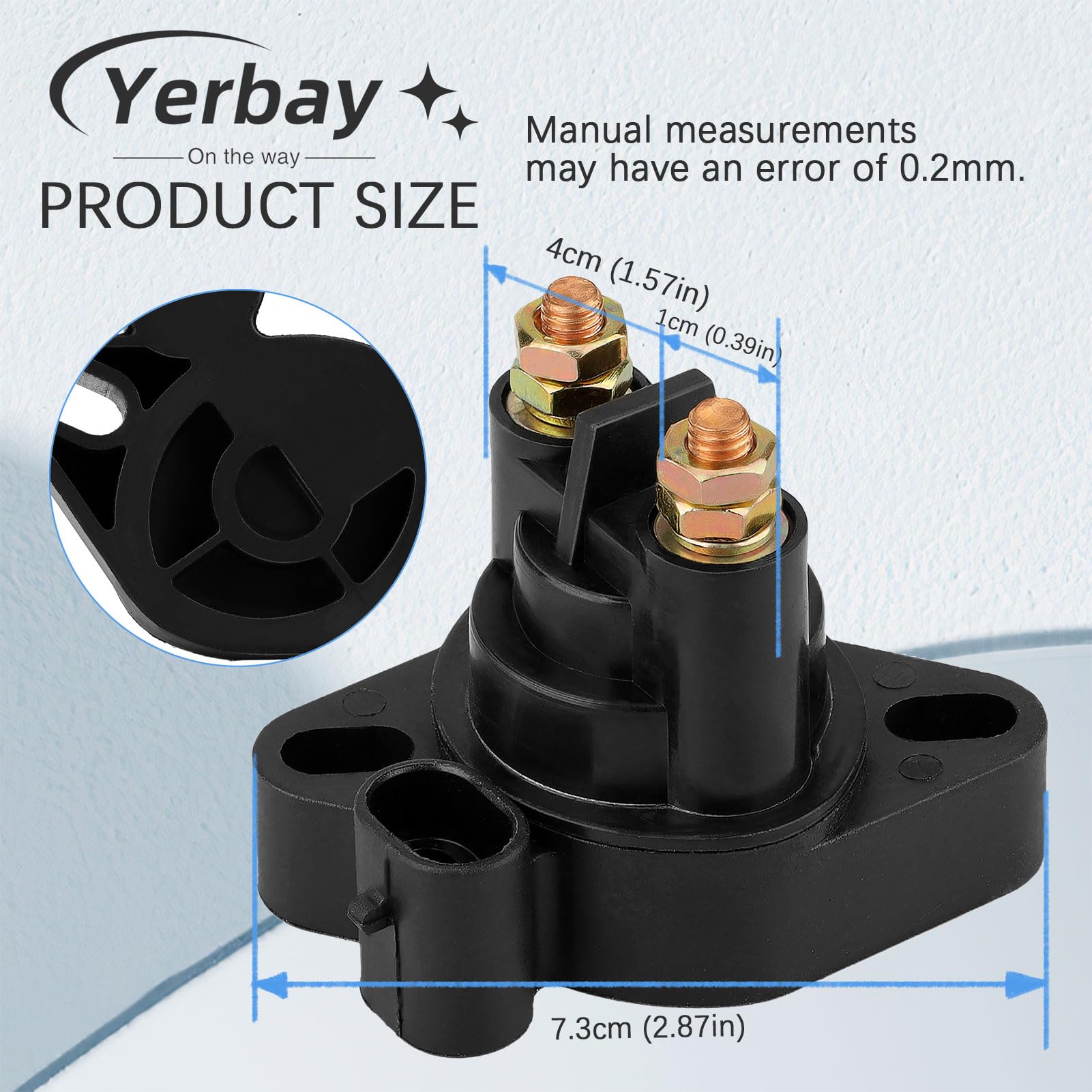 Starter Solenoid Relay Replacement for Arctic Cat ATV 400 500 550 650 700 1000 - Compatible with 0445-058 & 0445-036 - Perfect for Off-Road, Hunting & Farm Use