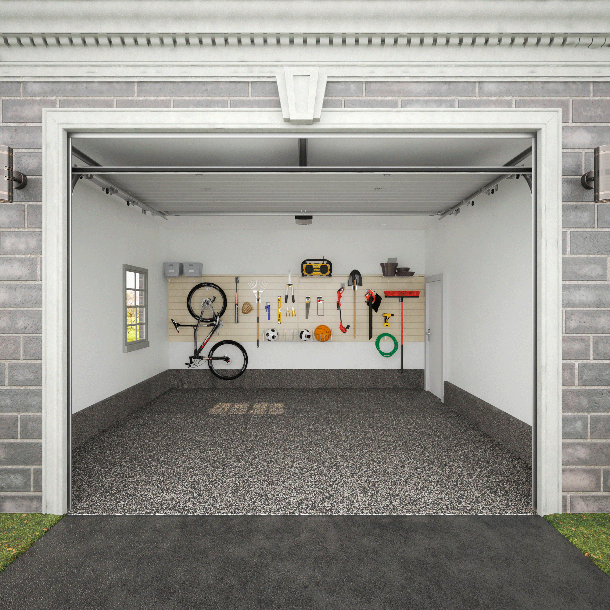 PVC Slatwall Ultimate Bundle - Durable Wall Panel System for Retail Stores & Garages | Easy Installation & Versatile Display Solution
