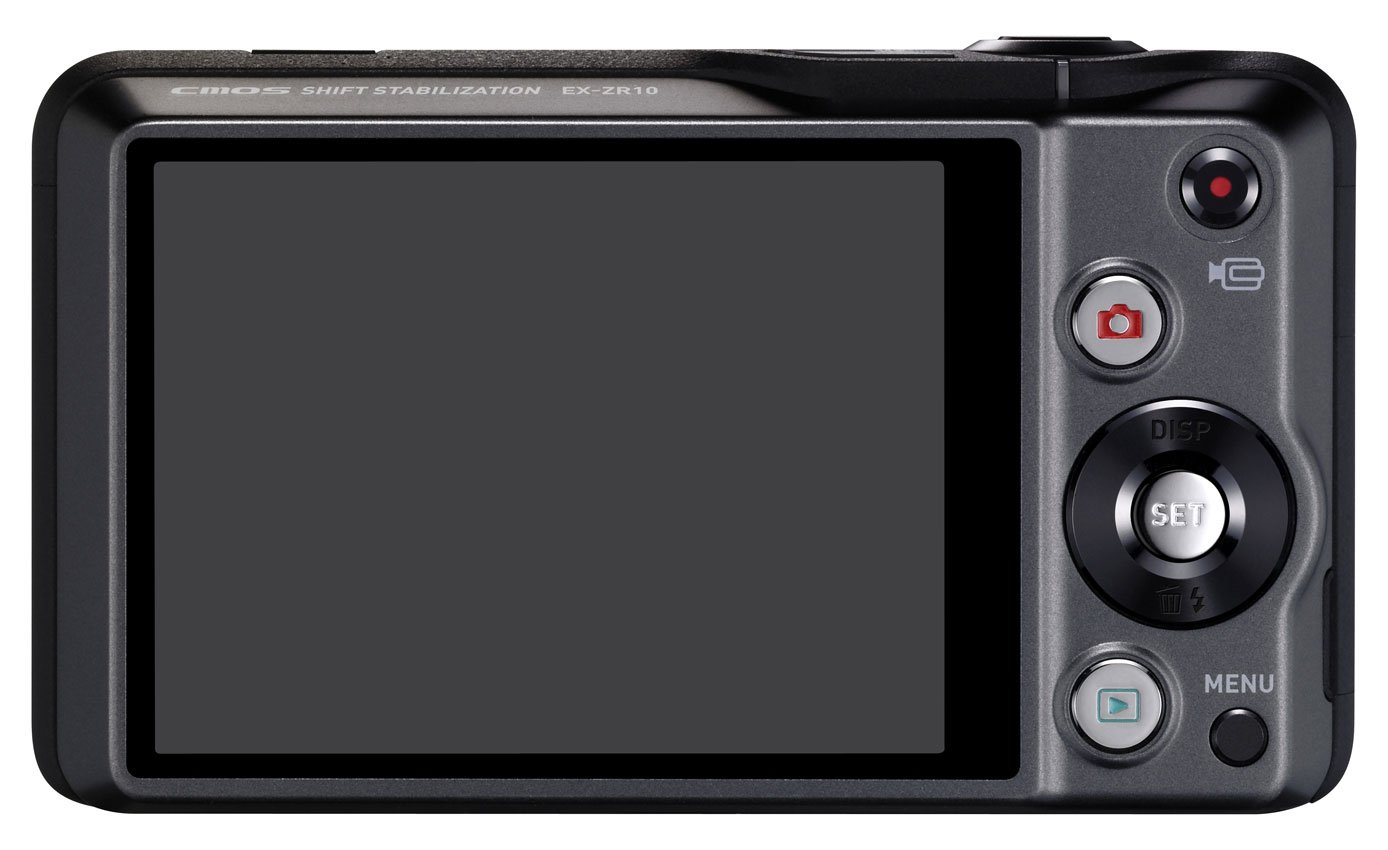 Casio Exilim EX-ZR10SR 12.1MP High-Speed Digital Camera with 7x Zoom - Silver (EX-ZR10) - Perfect for Travel, Vlogging & Everyday Photography