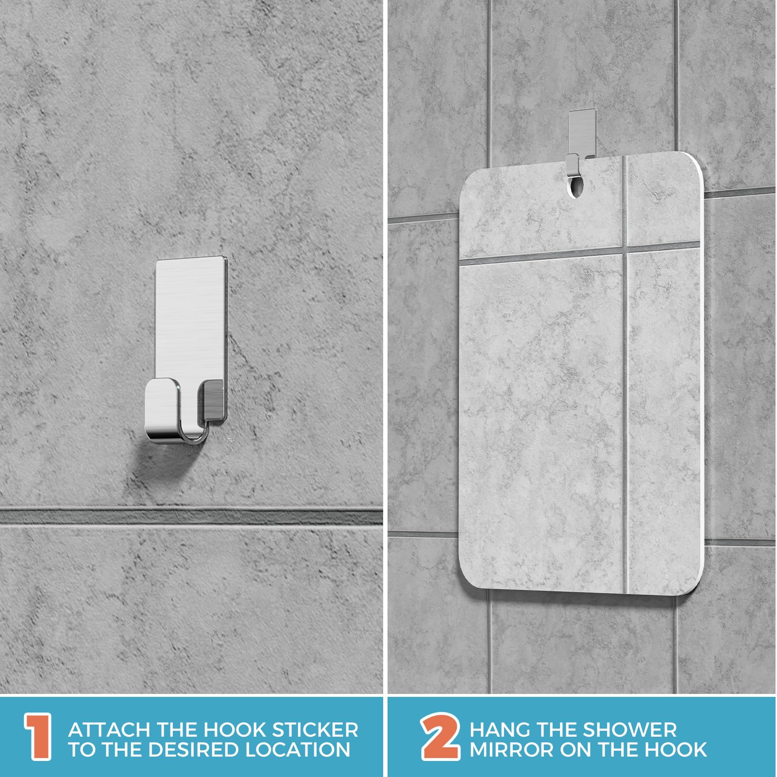 Fogless Shower Mirror 7.8