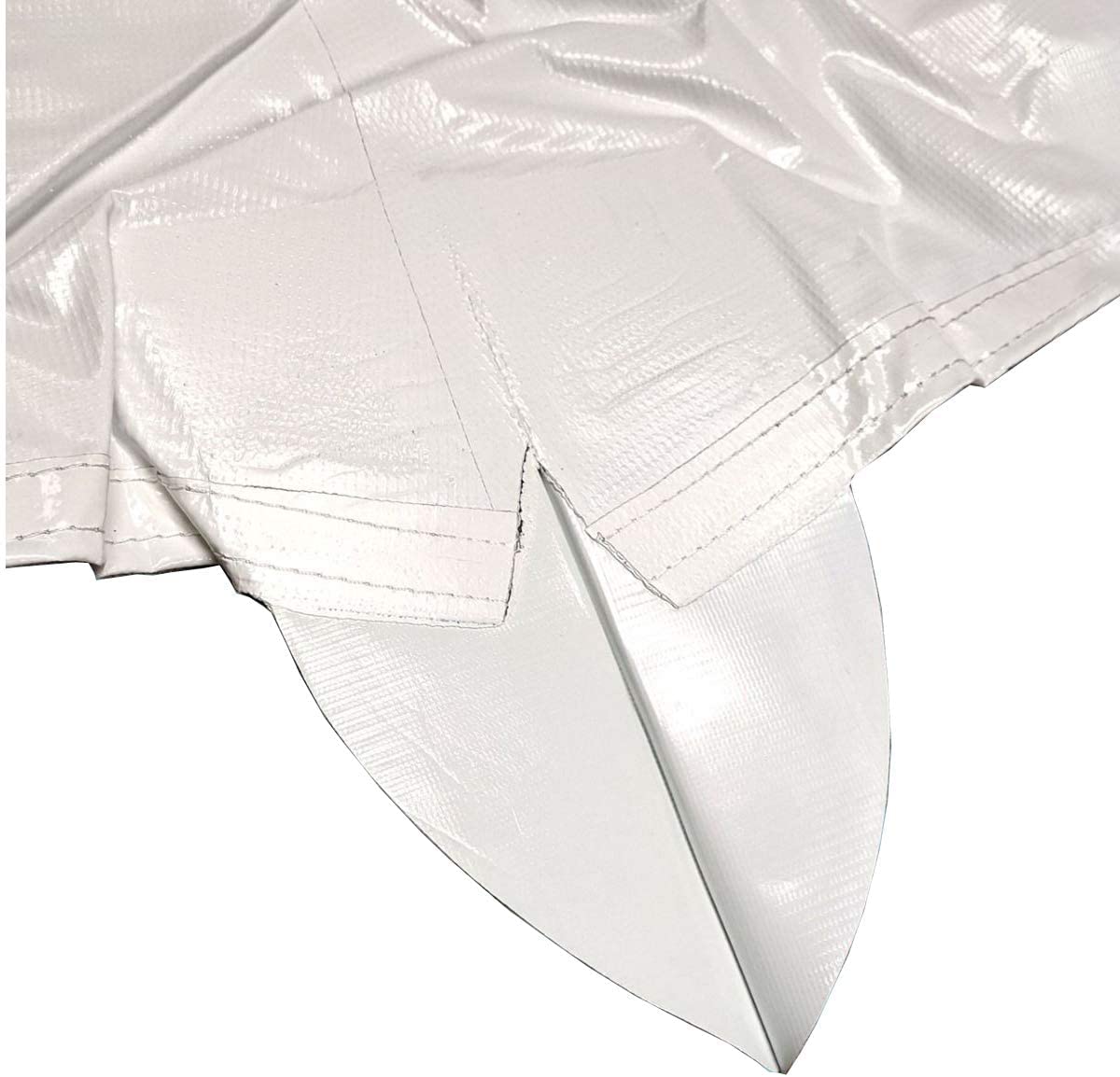 40' Heavy Duty Vinyl Rain Gutters for High Peak Frame Canopy Tents | Party Tent Accessories | Waterproof Protection for Outdoor Events, Weddings & Backyard Gatherings