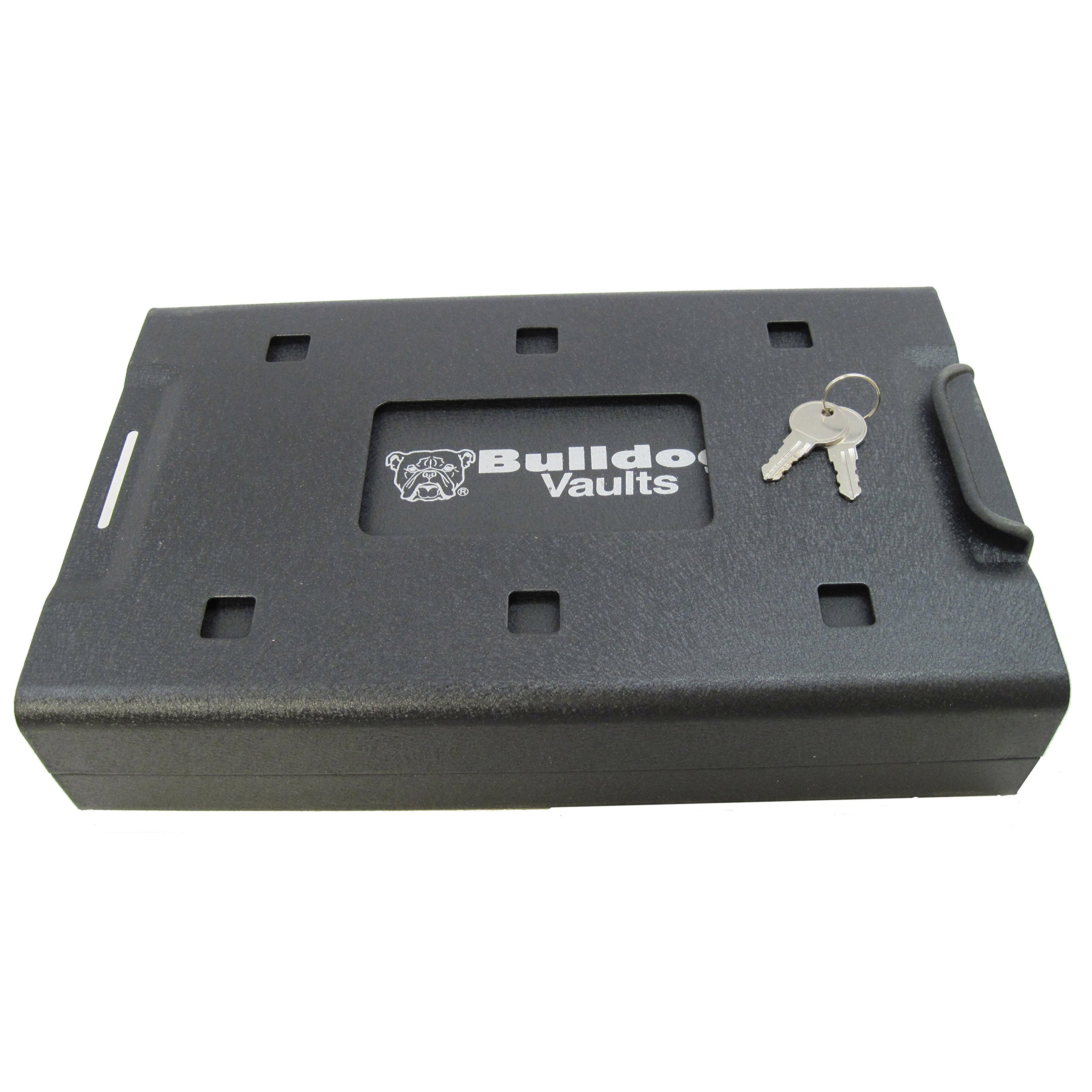 Bulldog Cases BD1150 Black Car Safe with Key Lock - 11.3
