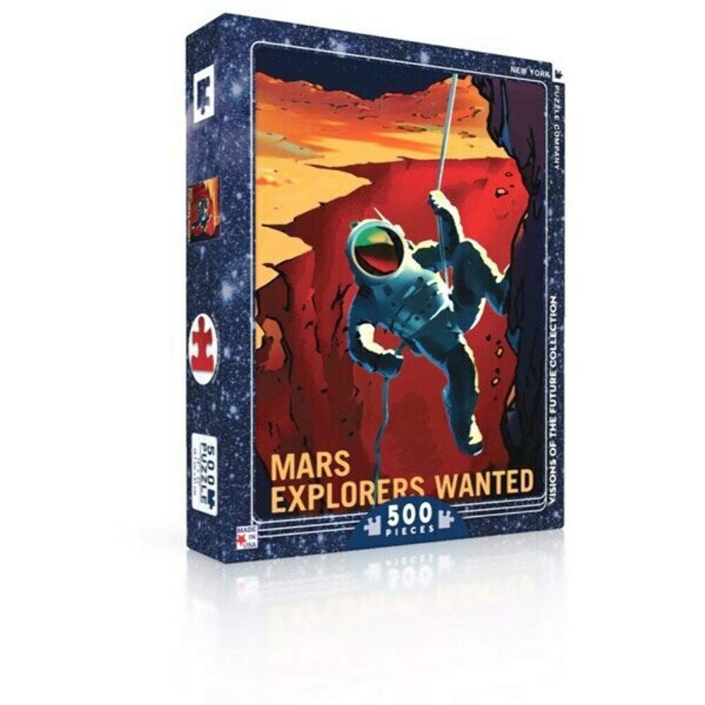 NASA Explorers Wanted 500 Piece Jigsaw Puzzle - Space Exploration Theme - Perfect for Adults & Teens - Great for Family Game Night & STEM Education Activities
