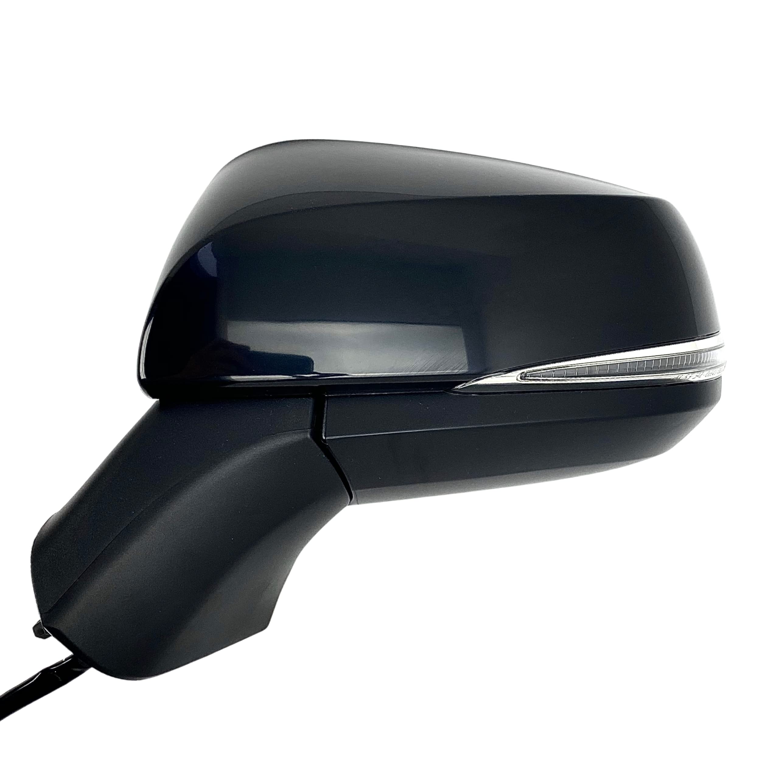 2019-2024 Toyota RAV4 Driver Side Mirror Replacement - Left Power Heated Blind Spot Monitor Turn Signal Black 8-Pin - Perfect for Parking, Lane Changes & Winter Driving